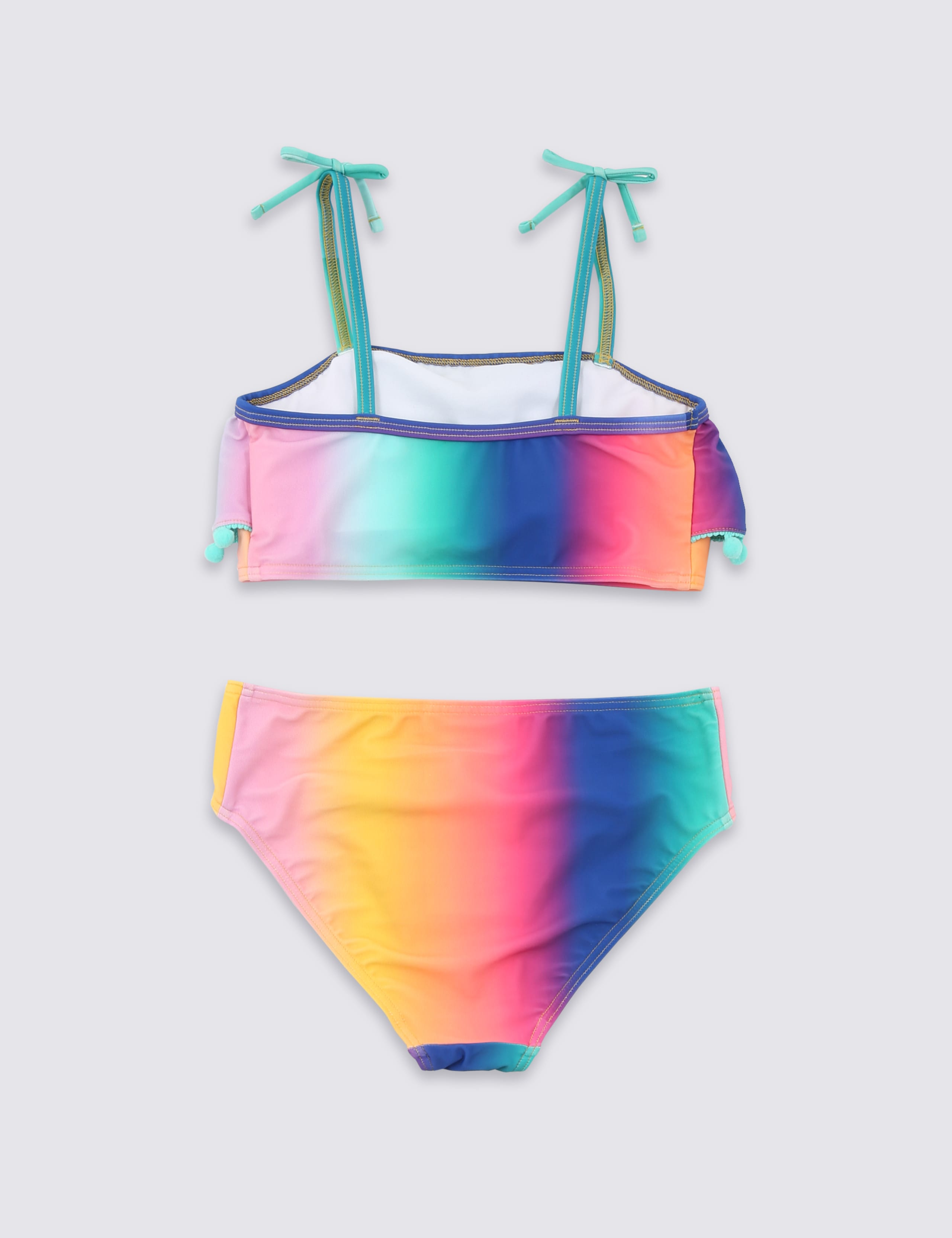 Ombre Pom-pom Bikini Set (3-16 Years) 2 of 3