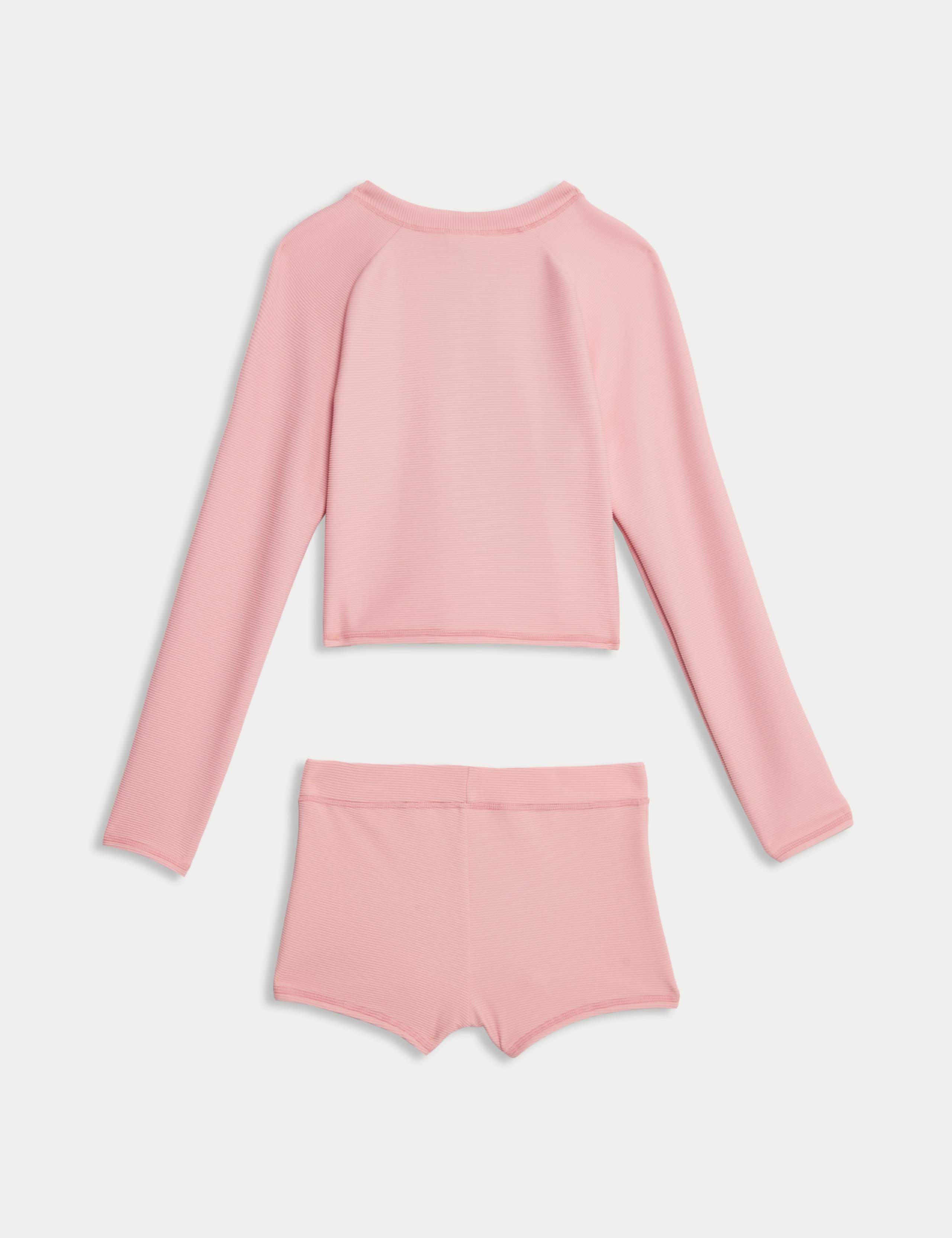 2pc Long Sleeve Rash Vest Set (6-16 Yrs) 2 of 3