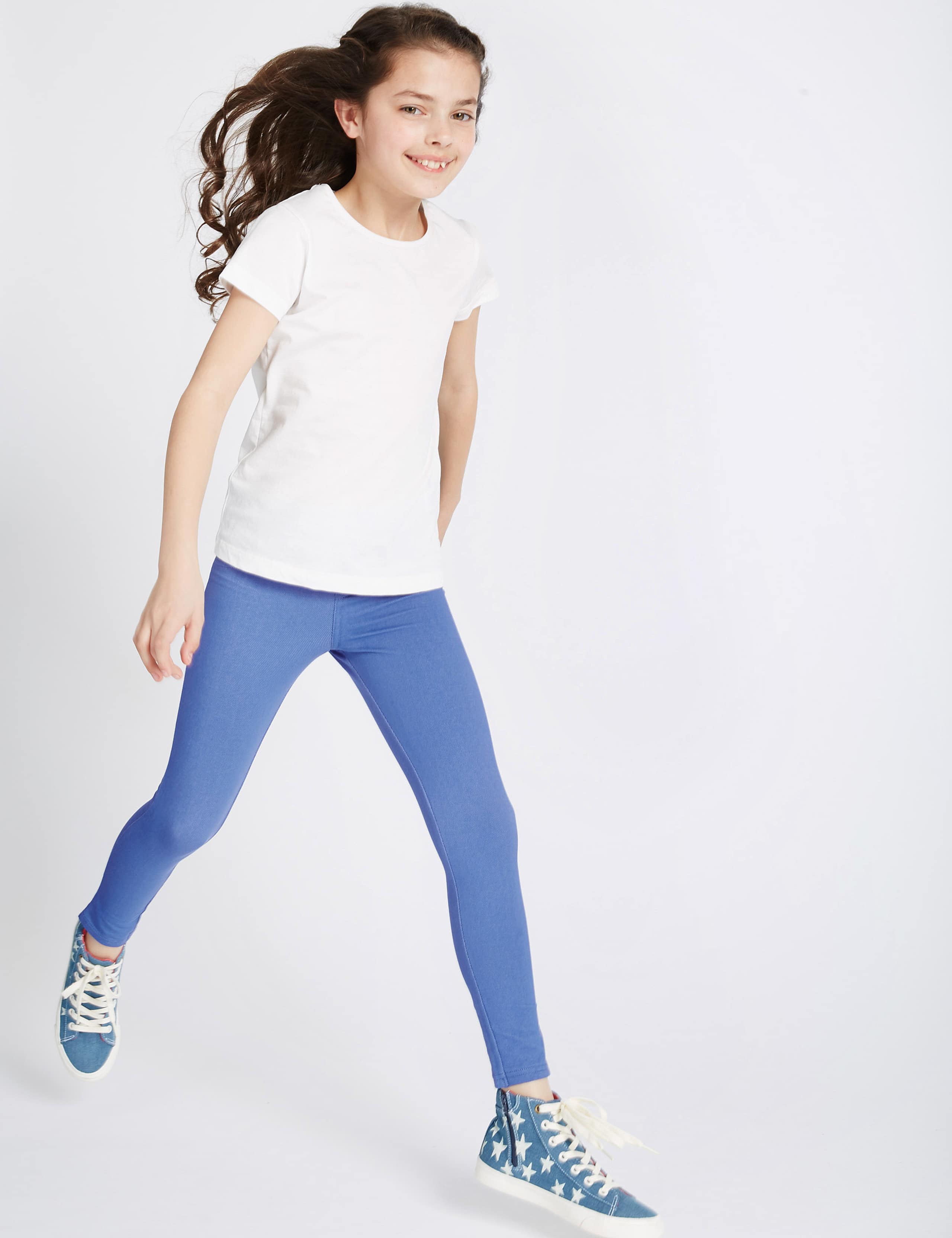 Stretch Denim Jeggings (5-14 Years) 1 of 6