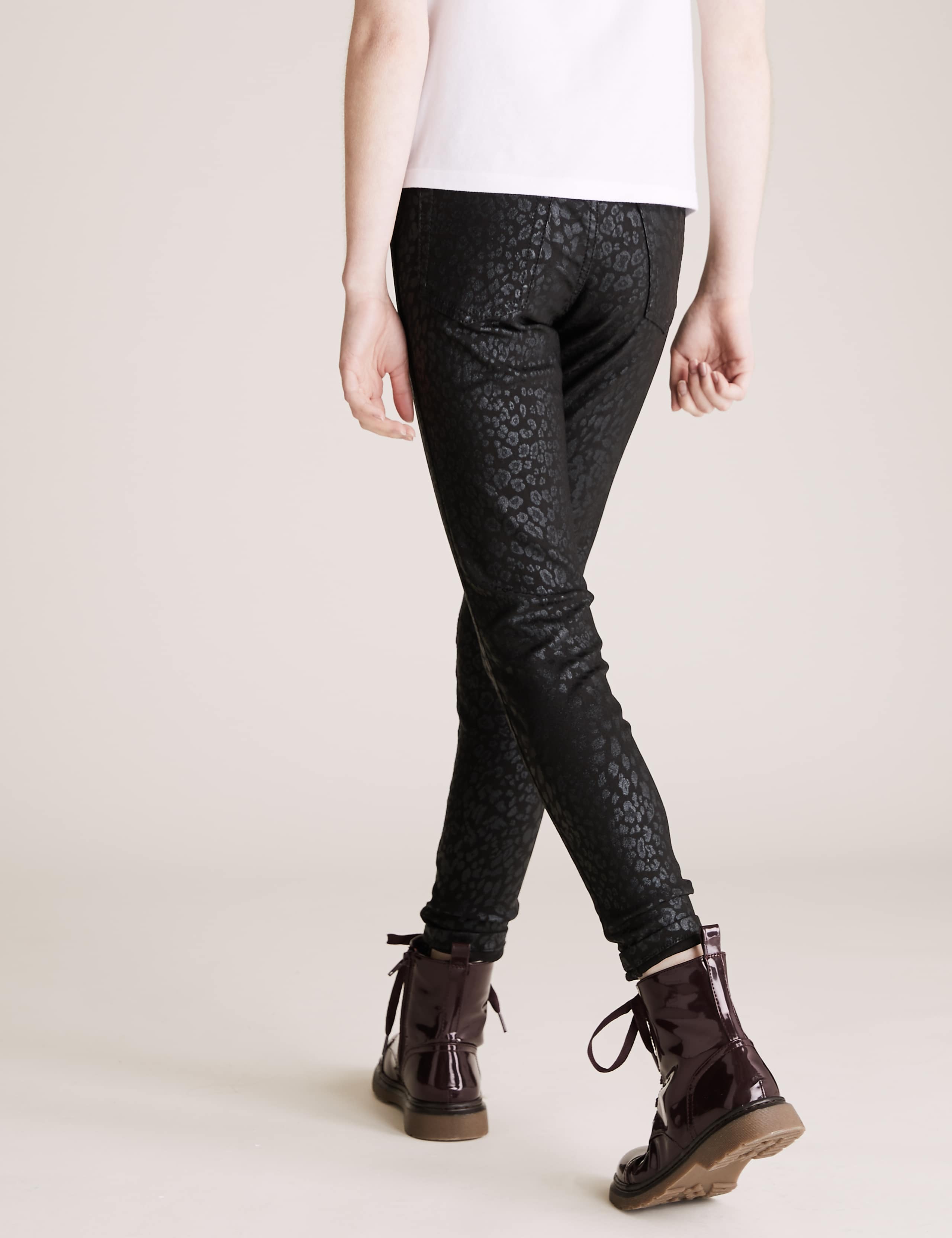 Animal Print Coated Jeggings (6-16 Yrs) 5 of 5