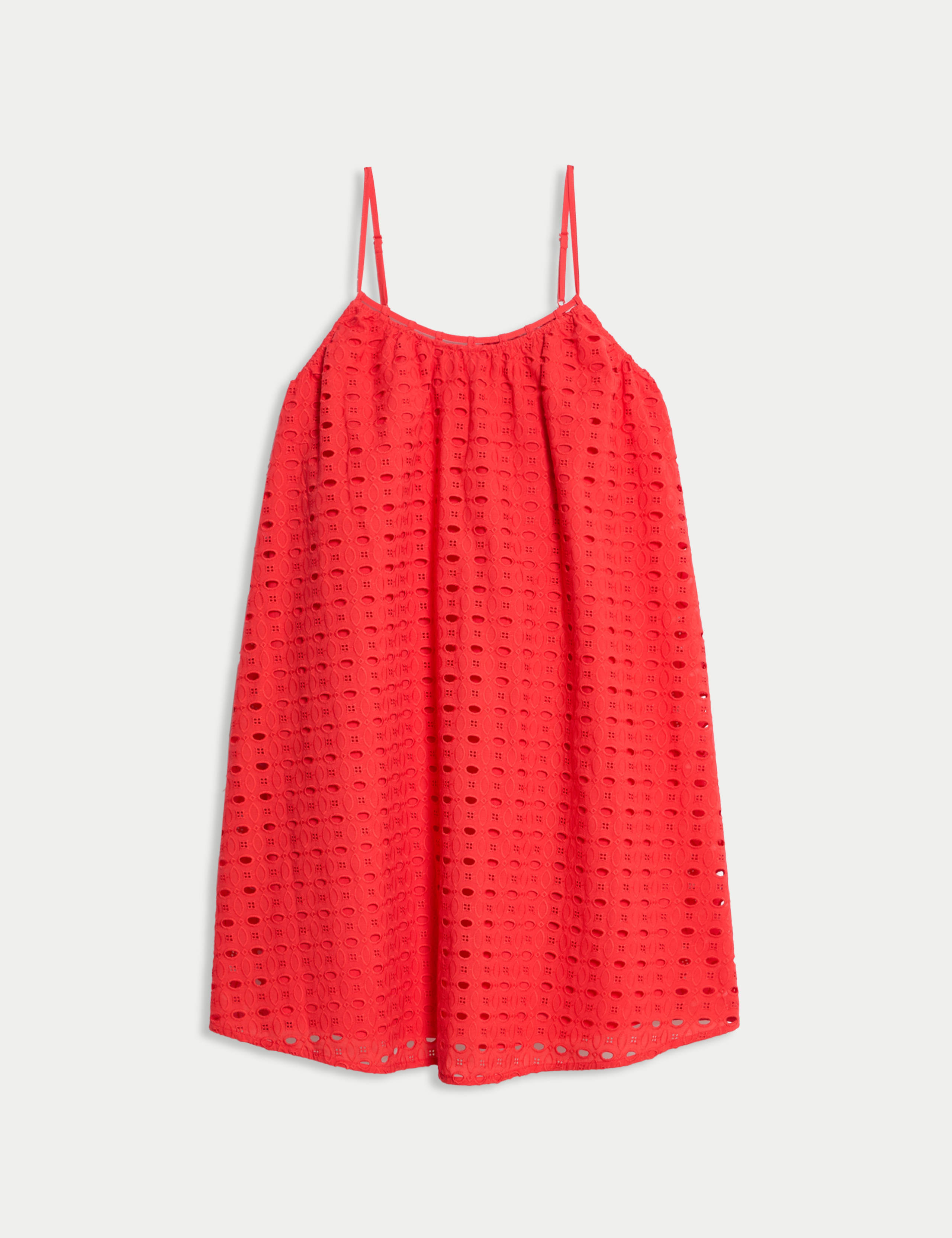 Pure Cotton Broderie Dress (2-16 Yrs) 2 of 6