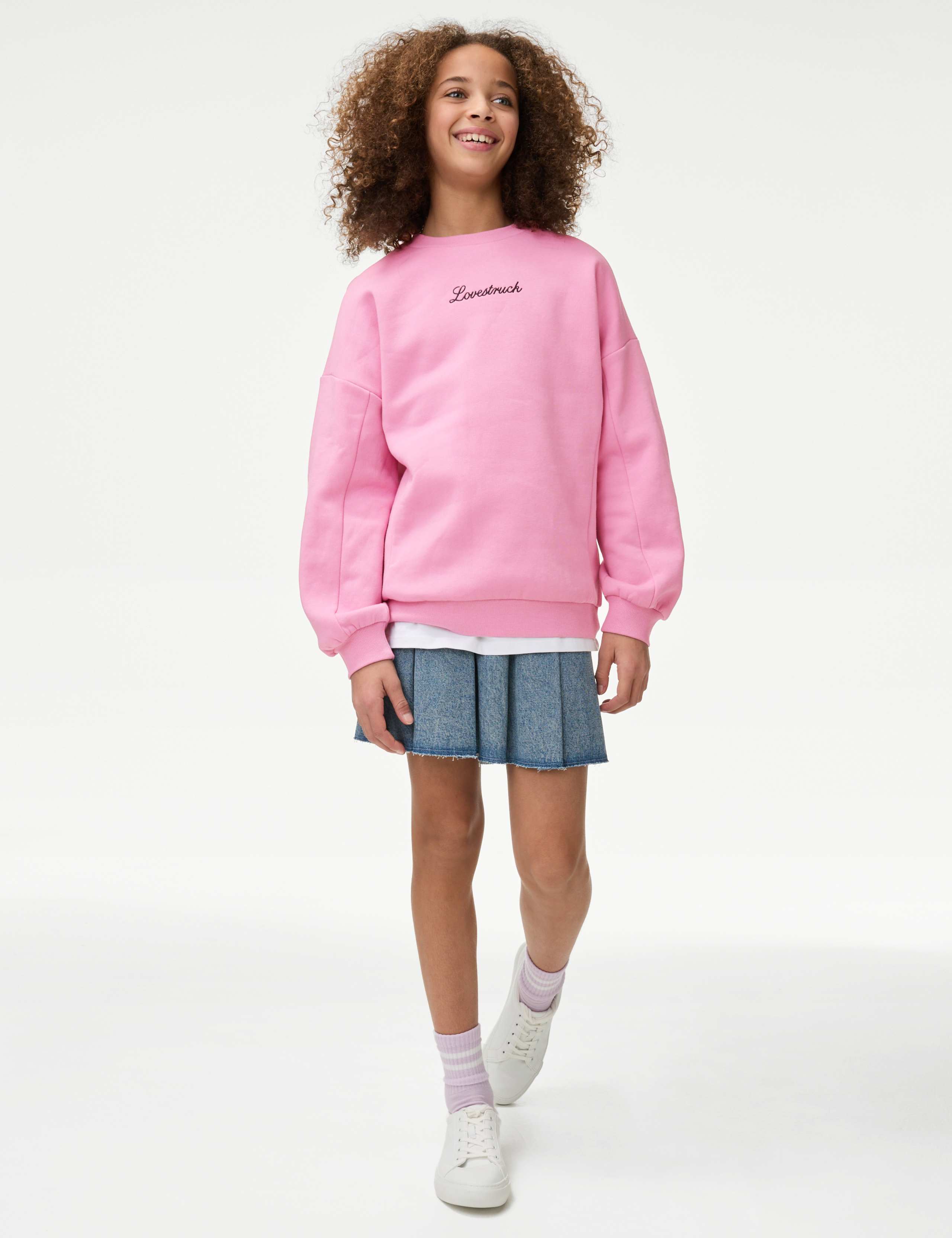 Cotton Rich Lilo & Stitch™ Sweatshirt (6-16 Yrs) 3 of 6