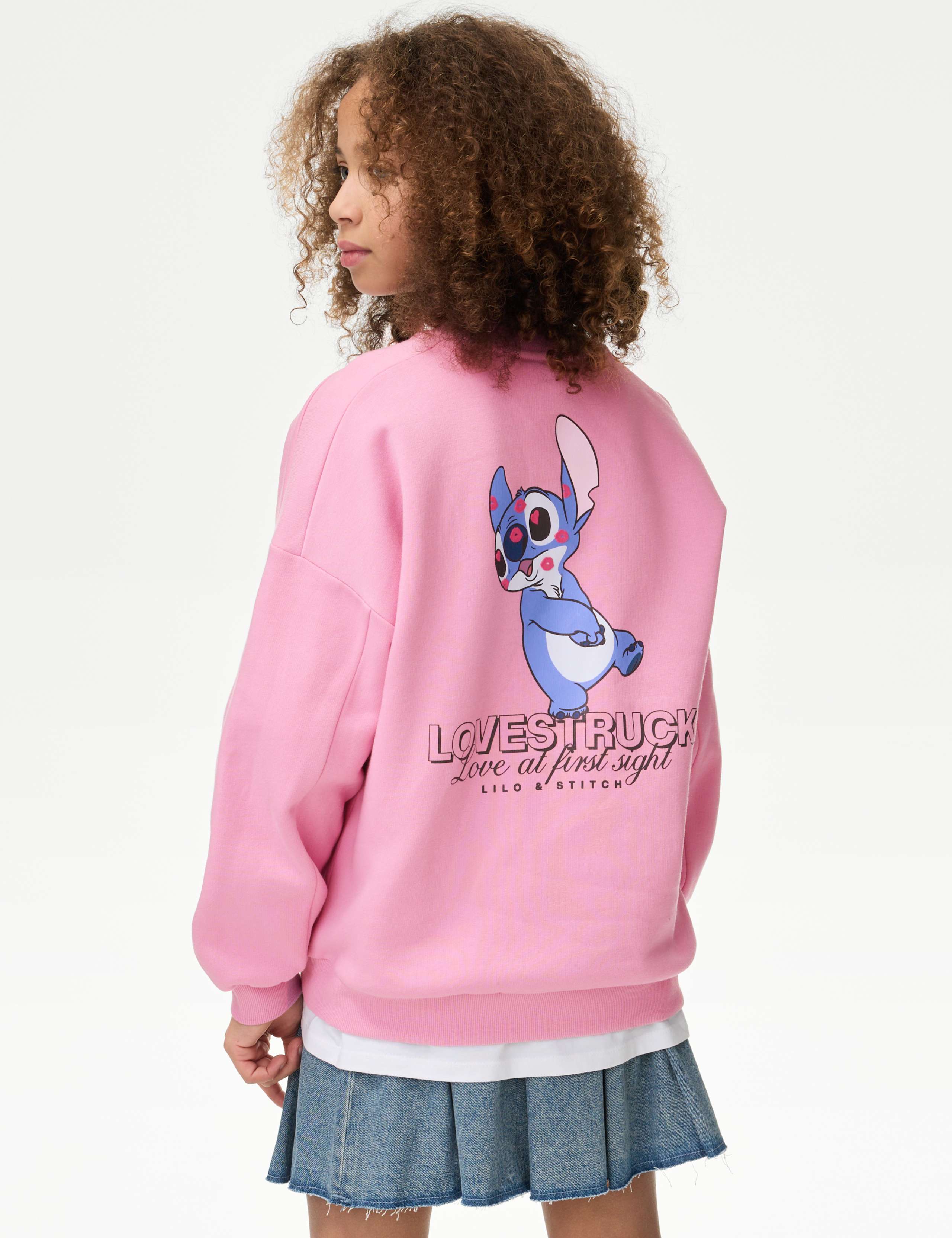 Cotton Rich Lilo & Stitch™ Sweatshirt (6-16 Yrs) 4 of 6
