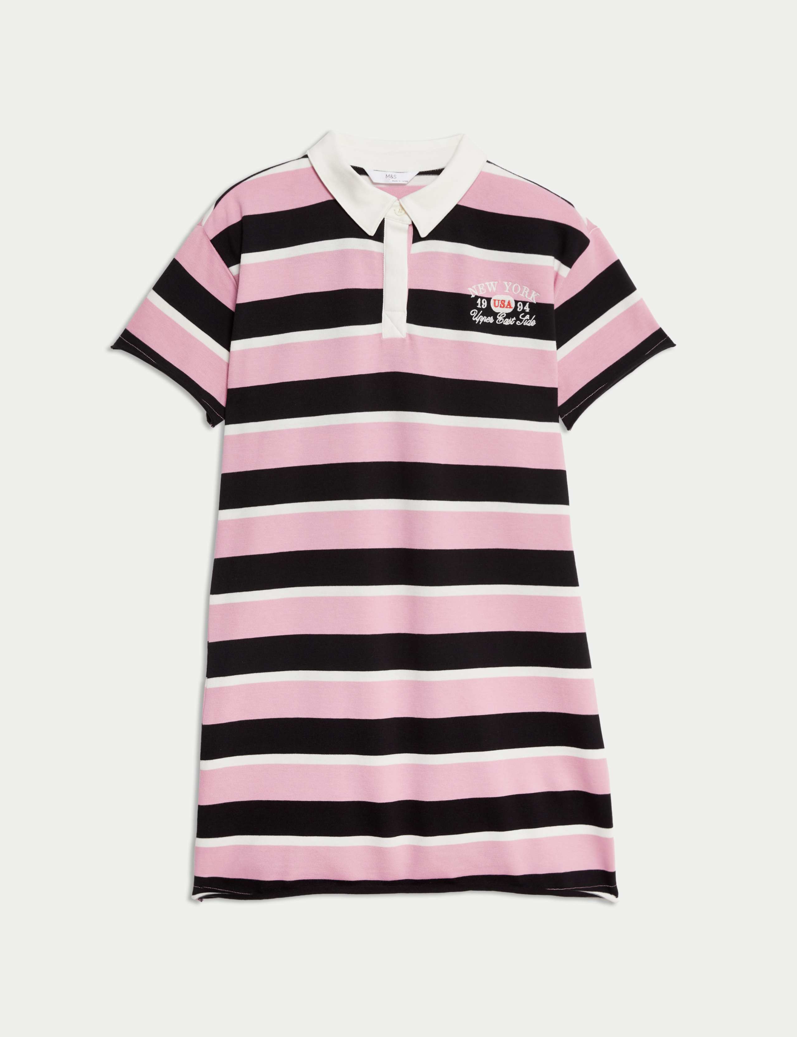 Pure Cotton Striped Dress (6-16 Yrs) 2 of 4