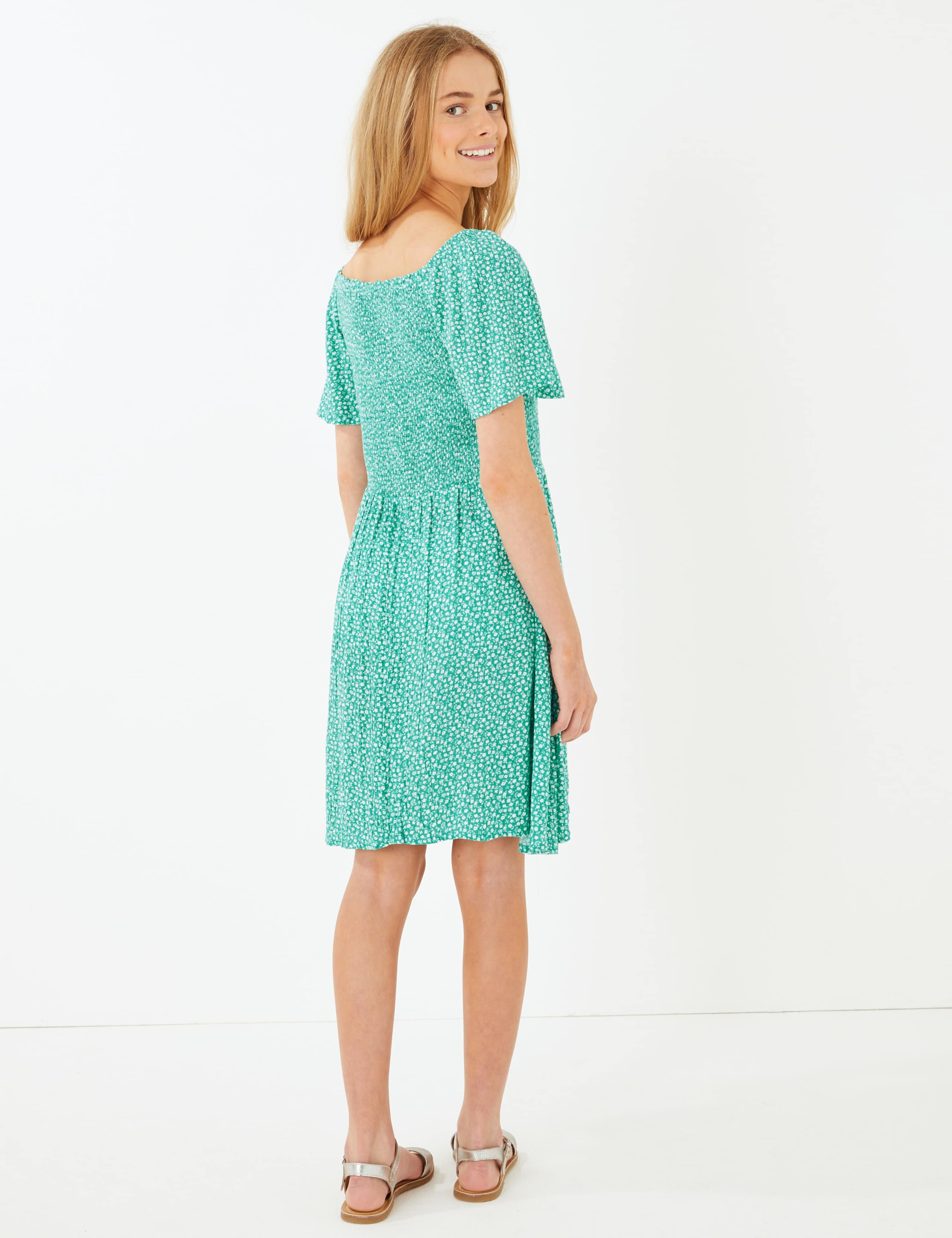 Ditsy Floral Print Bardot Dress (6-16 Yrs) 4 of 4