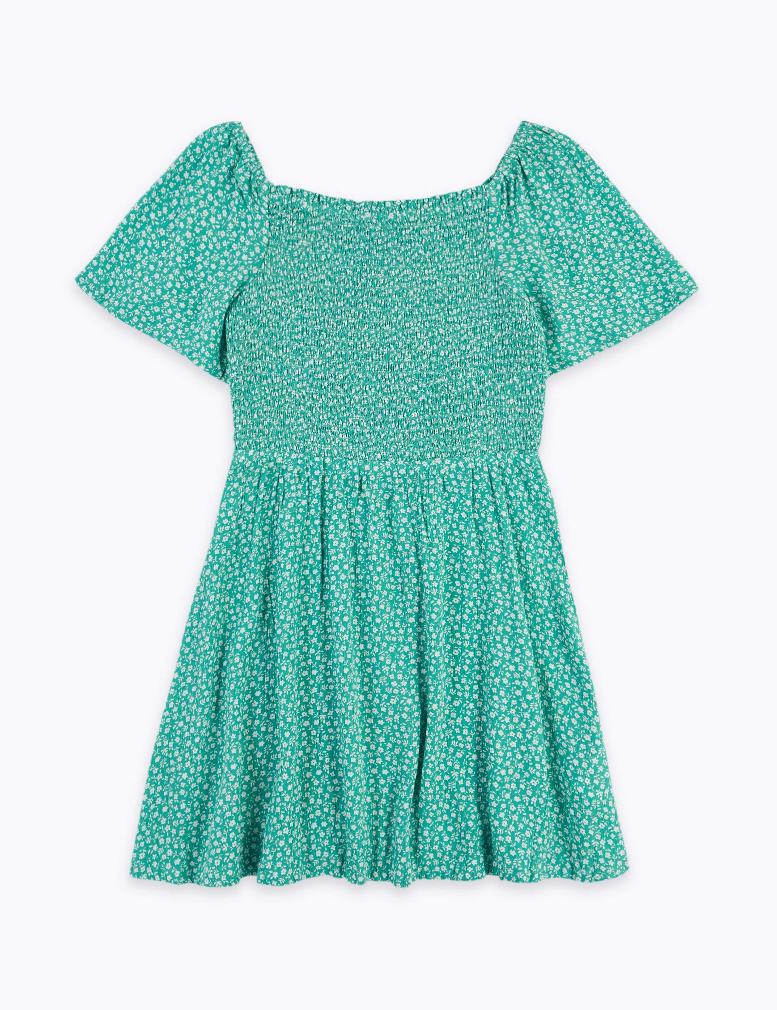 Ditsy Floral Print Bardot Dress (6-16 Yrs) 2 of 4