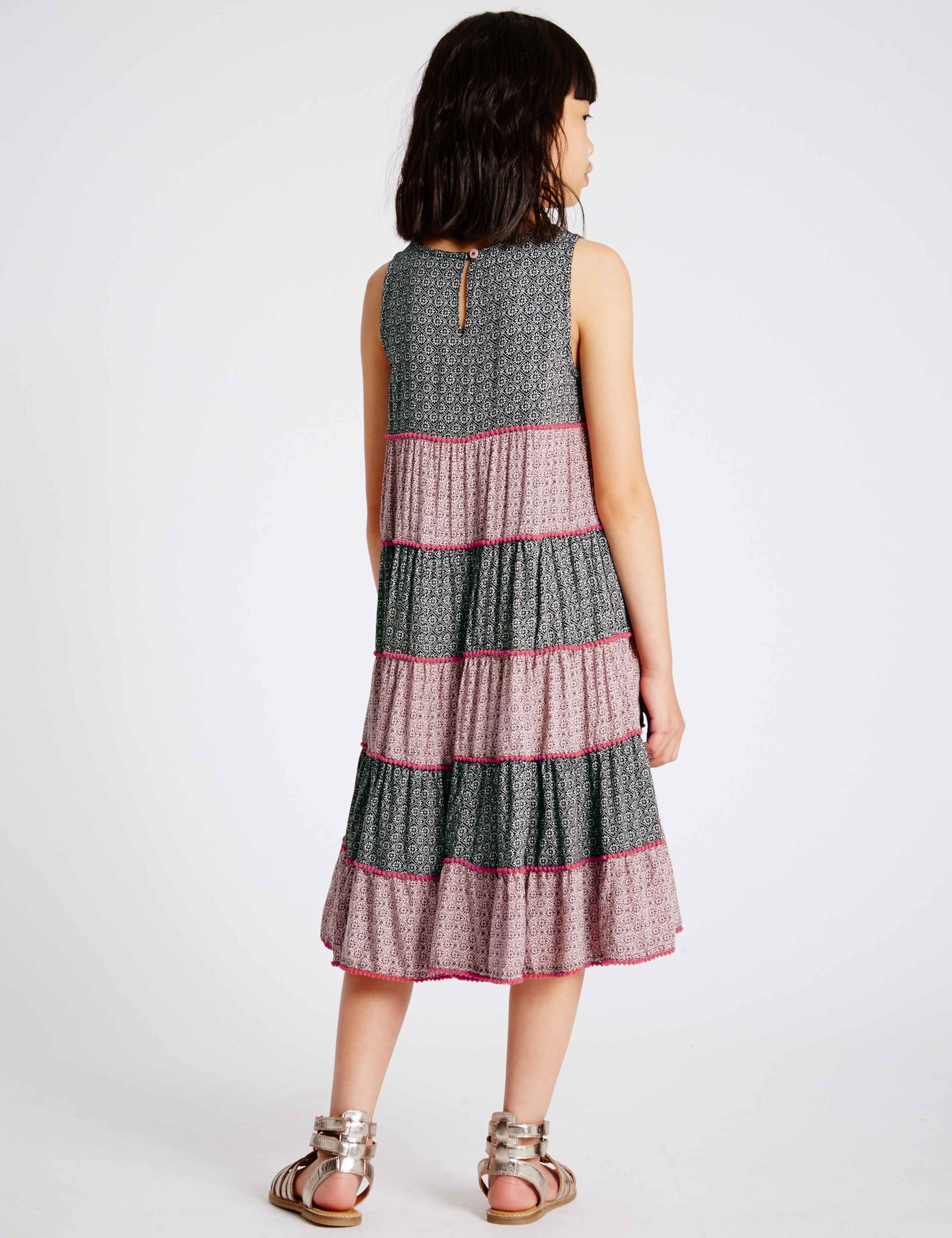 All Over Print Tassel Dress (3-14 Years) 3 of 5