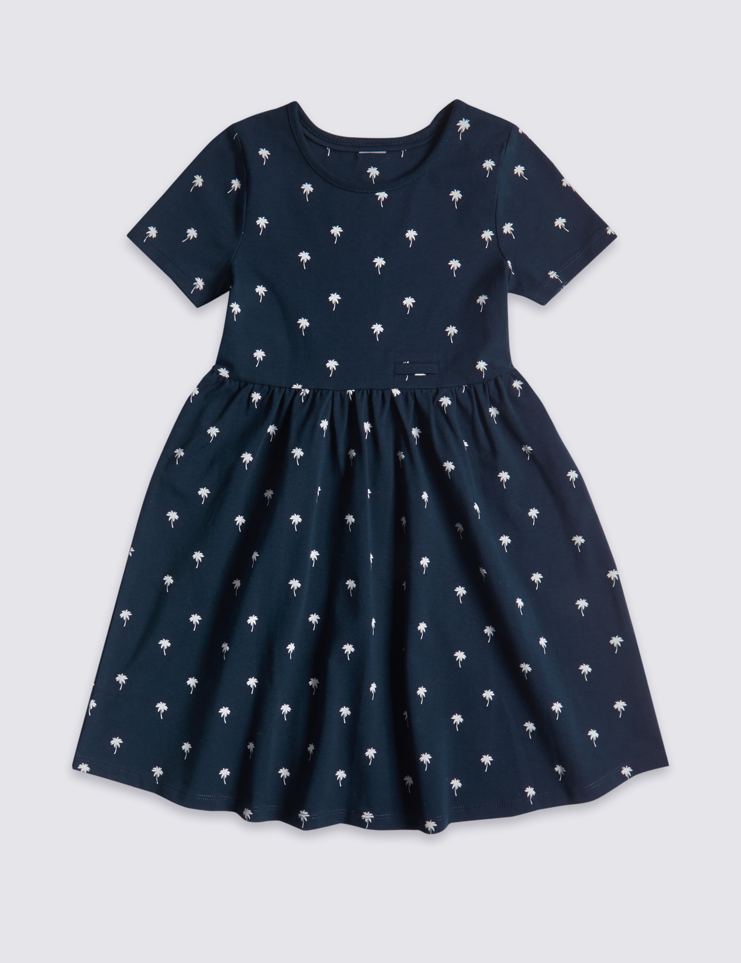Easy Dressing Tropical Print Dress (1-16 Years) 1 of 2