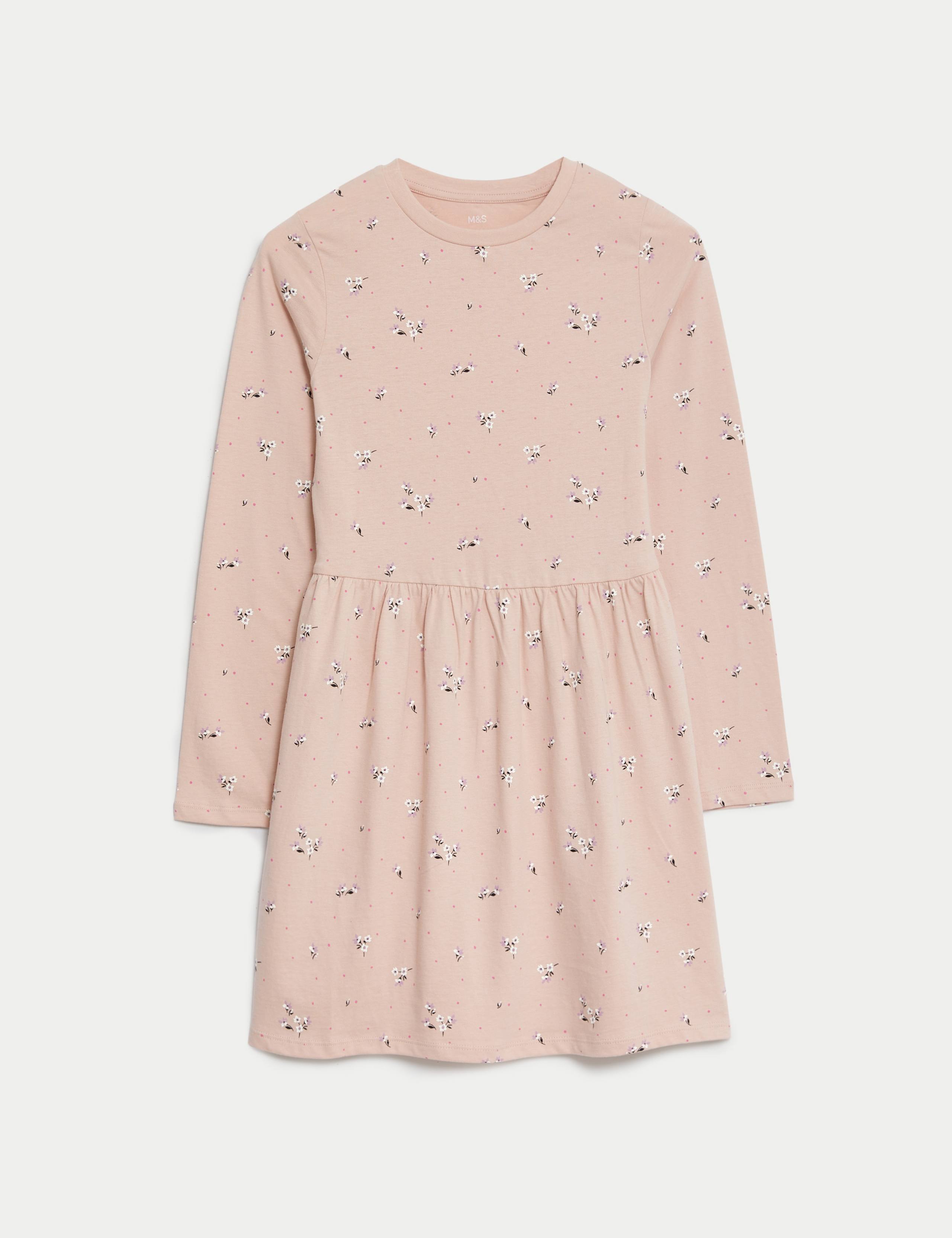 Pure Cotton Ditsy Floral Dress (6-16 Yrs) 2 of 3