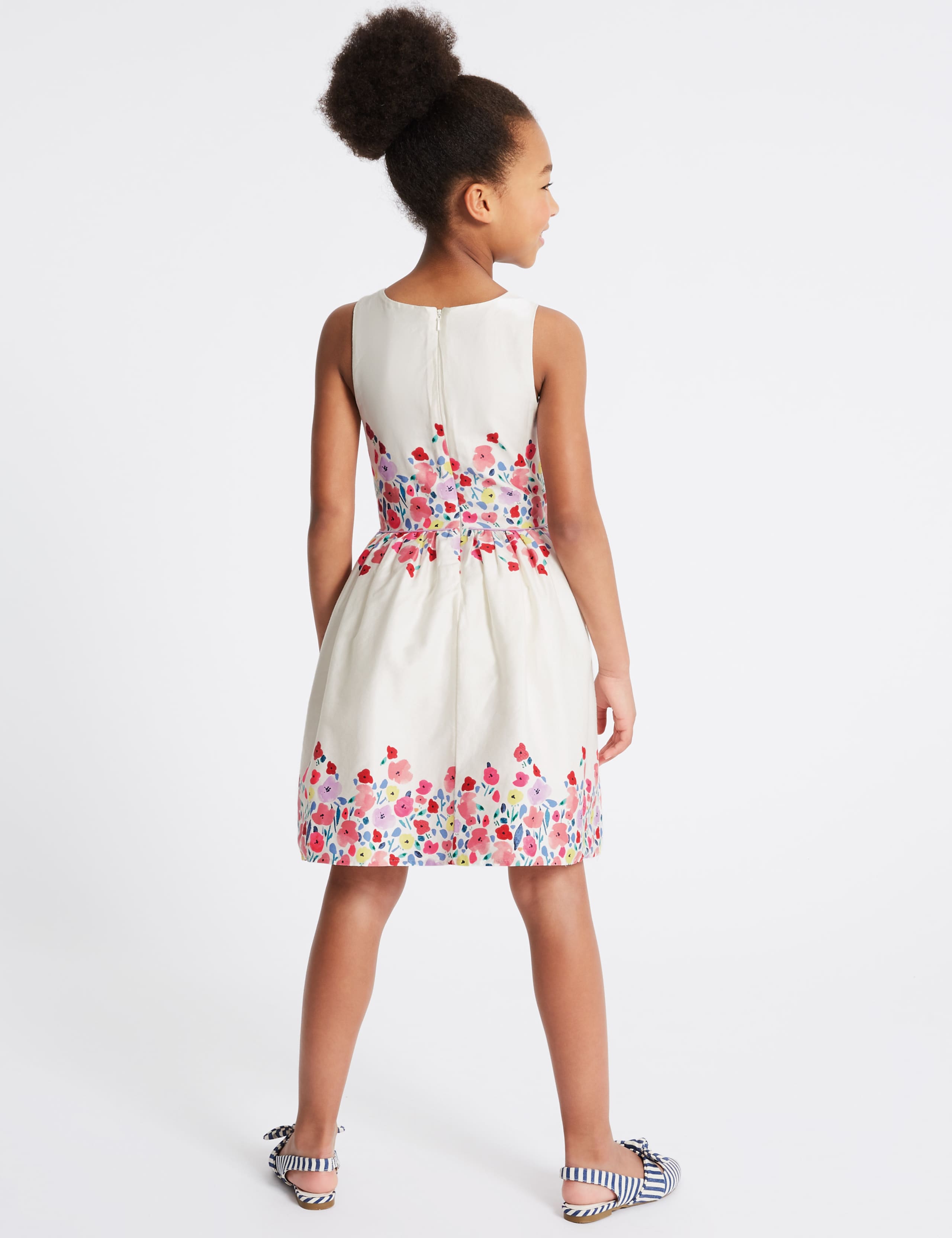 Floral Pure Cotton Prom Dress (3-16 Years) 3 of 5