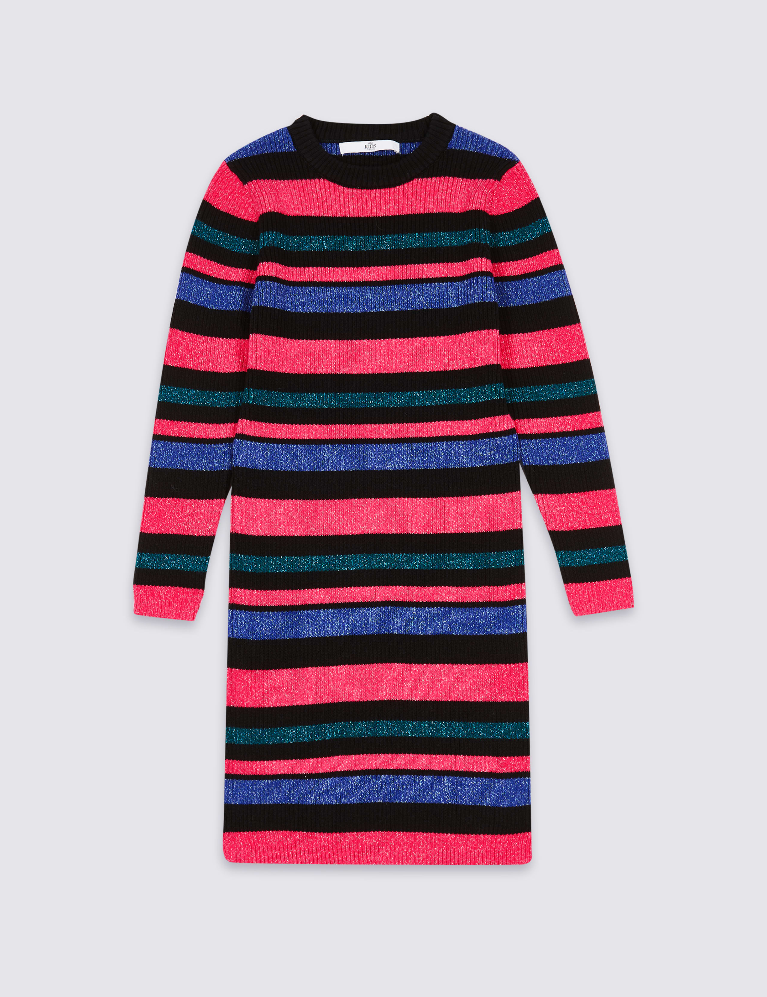 Cotton Rich Knitted Dress (3-14 Years) 2 of 6