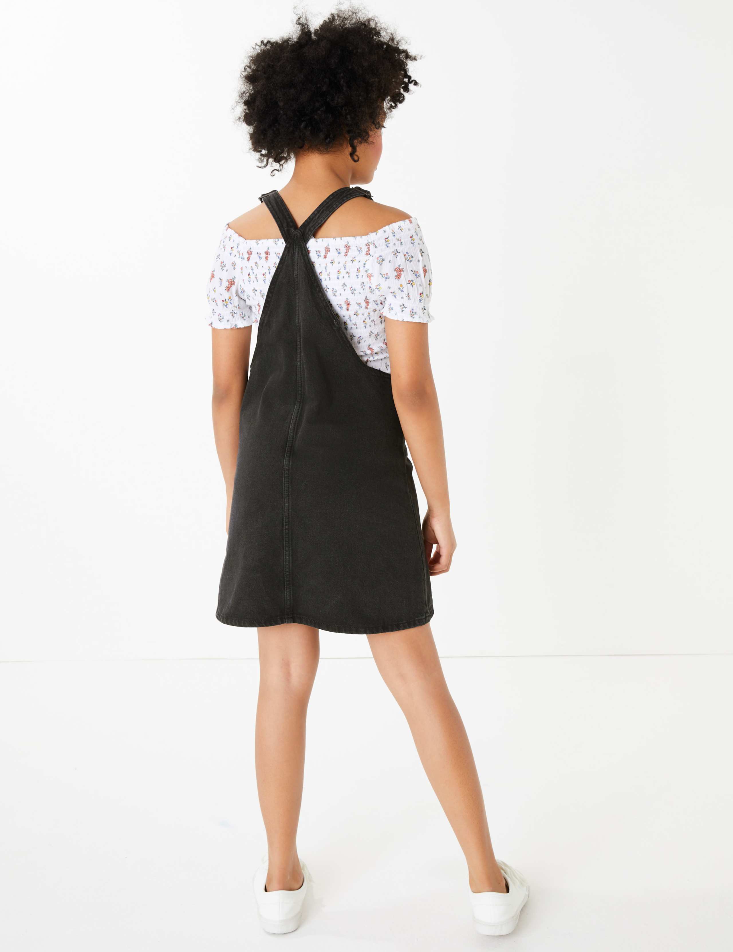 Denim Pinafore Dress (6-16 Years) 4 of 4