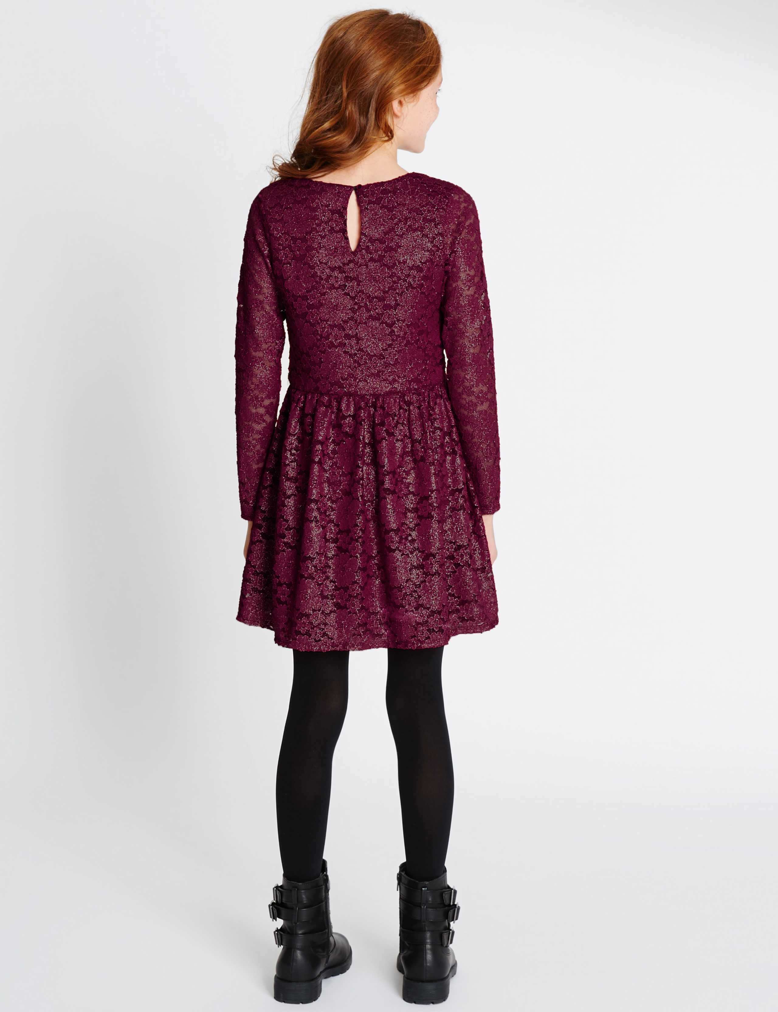 Round Neck Lace Dress (5-14 Years) 3 of 5
