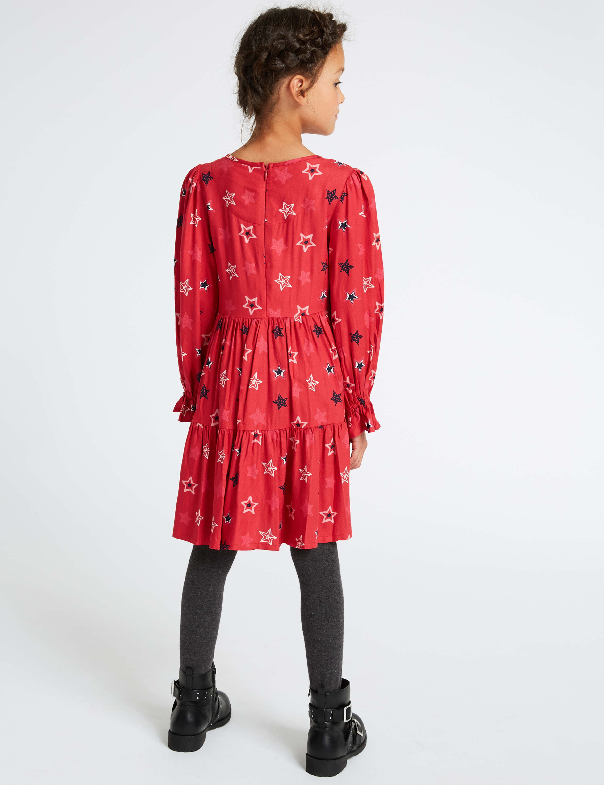 Star Print Dress (3-16 Years) 3 of 3