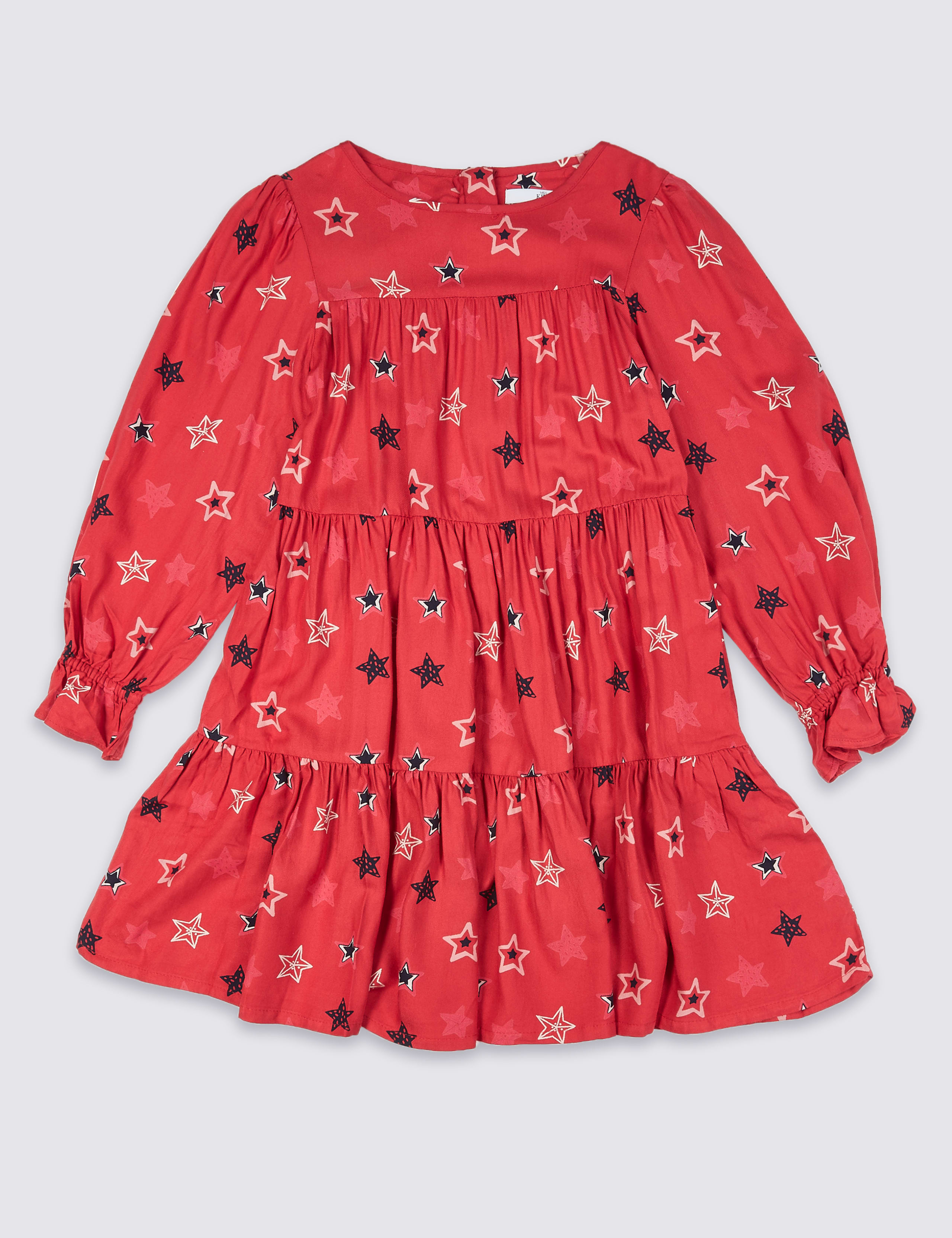 Star Print Dress (3-16 Years) 2 of 3