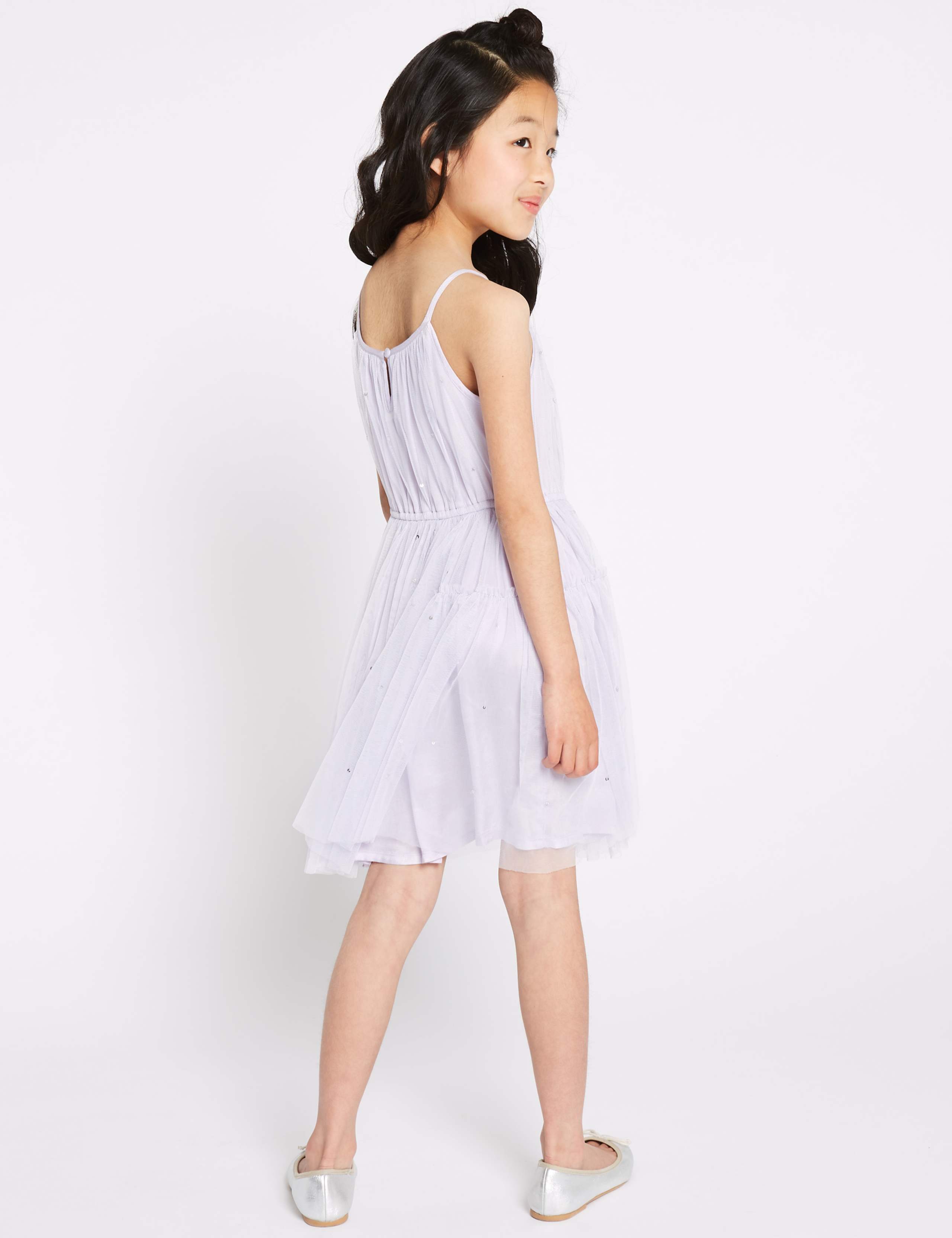 Sequin Mesh Dress (3-16 Years) 3 of 4