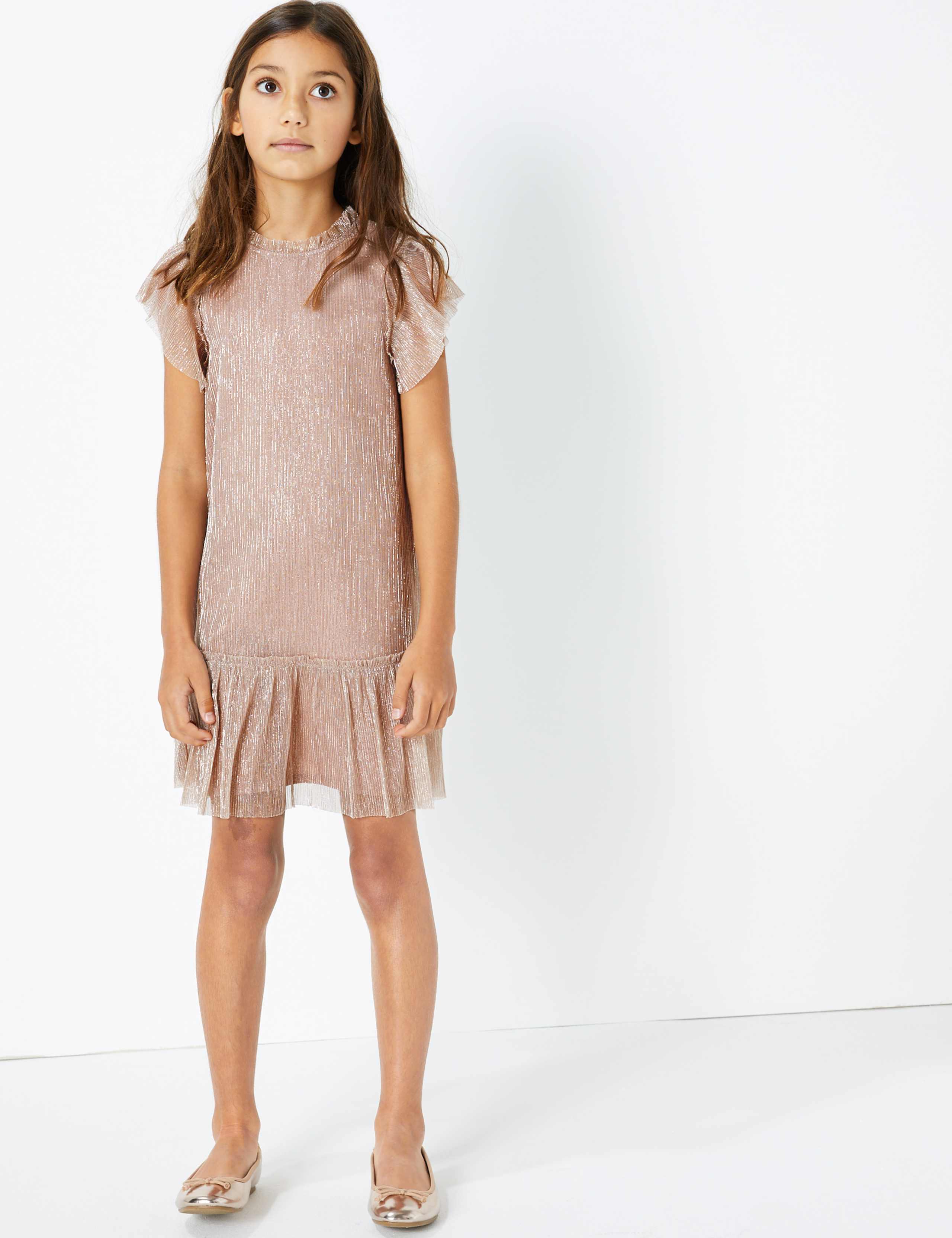 Metallic Dress (3-16 Years) 1 of 4