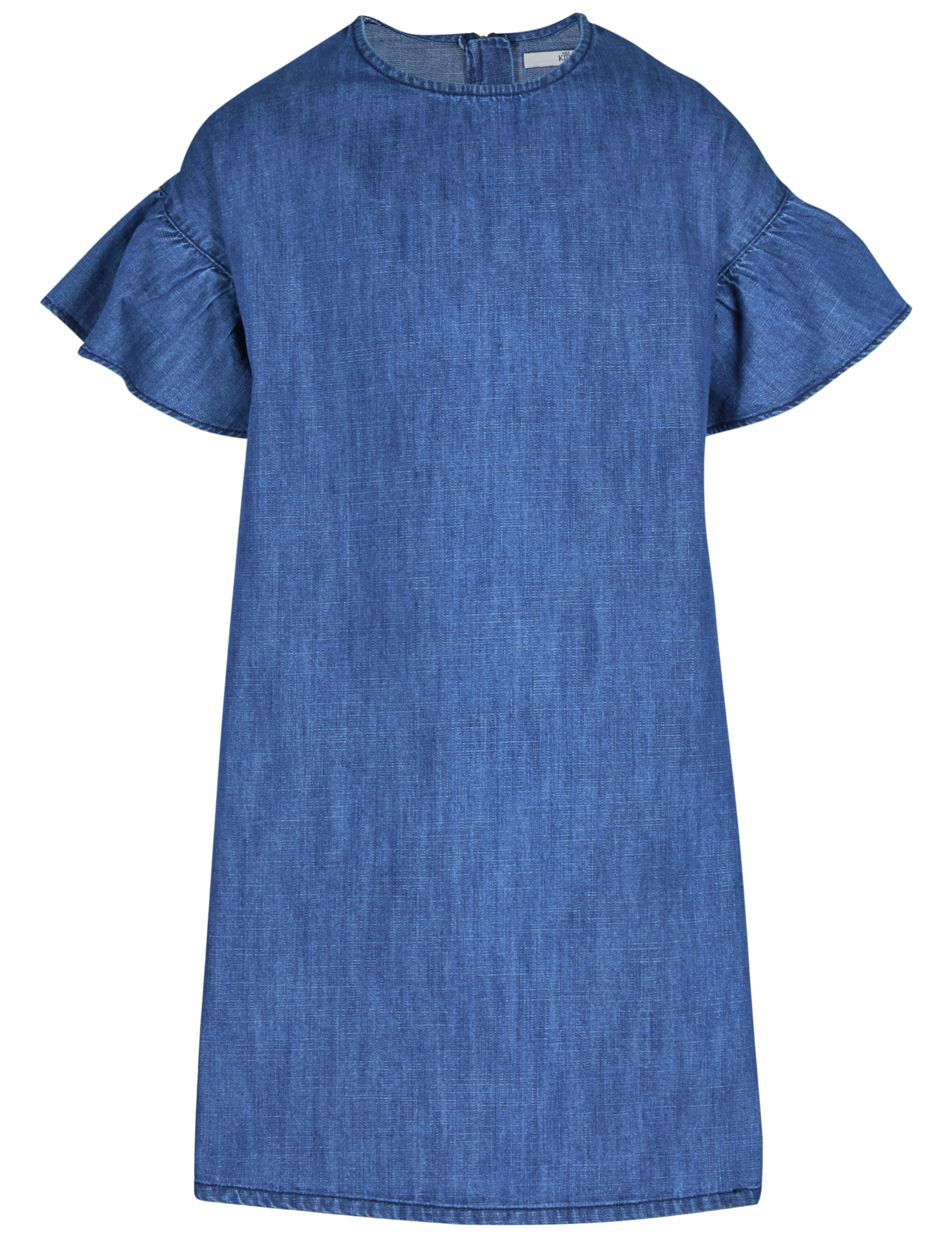 Denim Flared Sleeve Dress (3-16 Years) 5 of 6