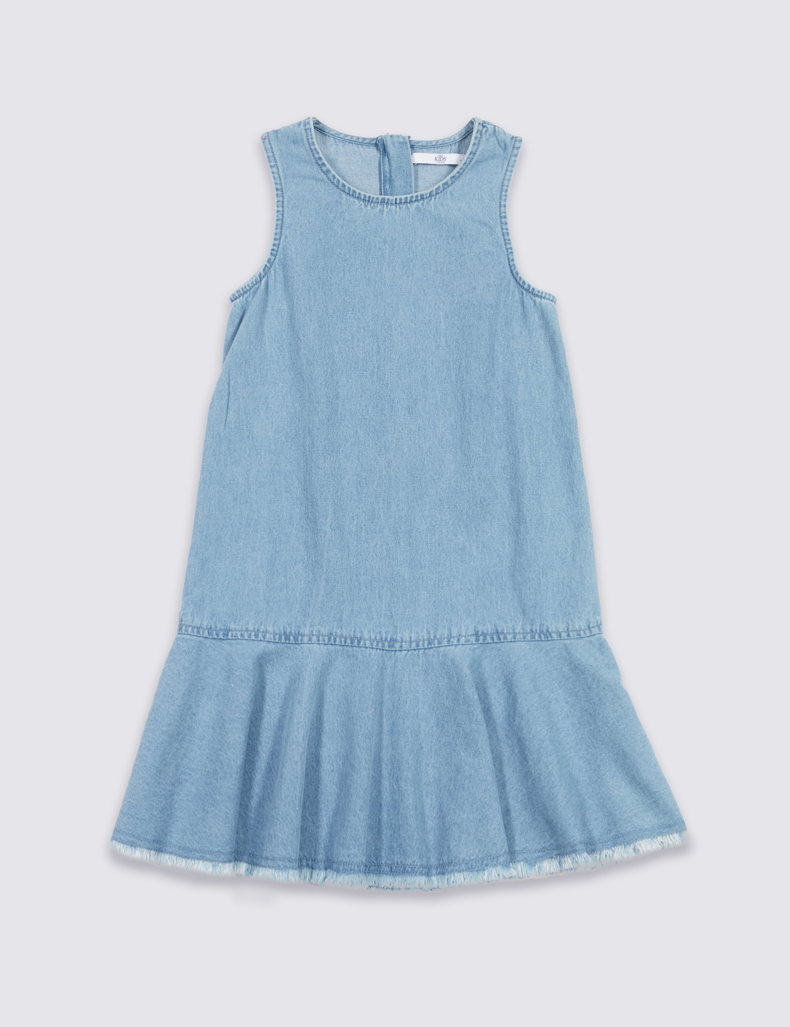Denim Drop Waist Dress (3-16 Years) 2 of 5