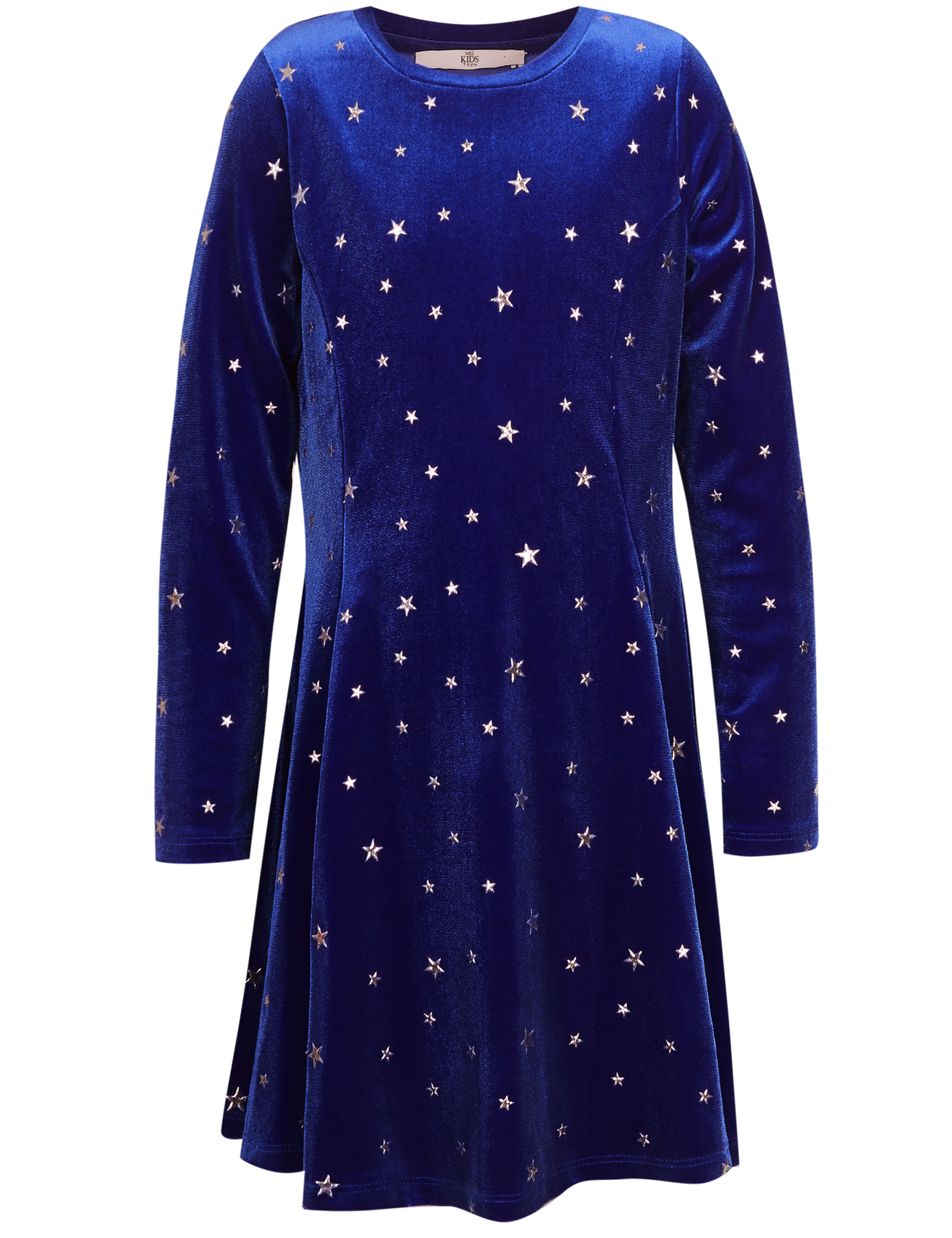 All Over Print Velvet Dress (3-14 Years) 4 of 5