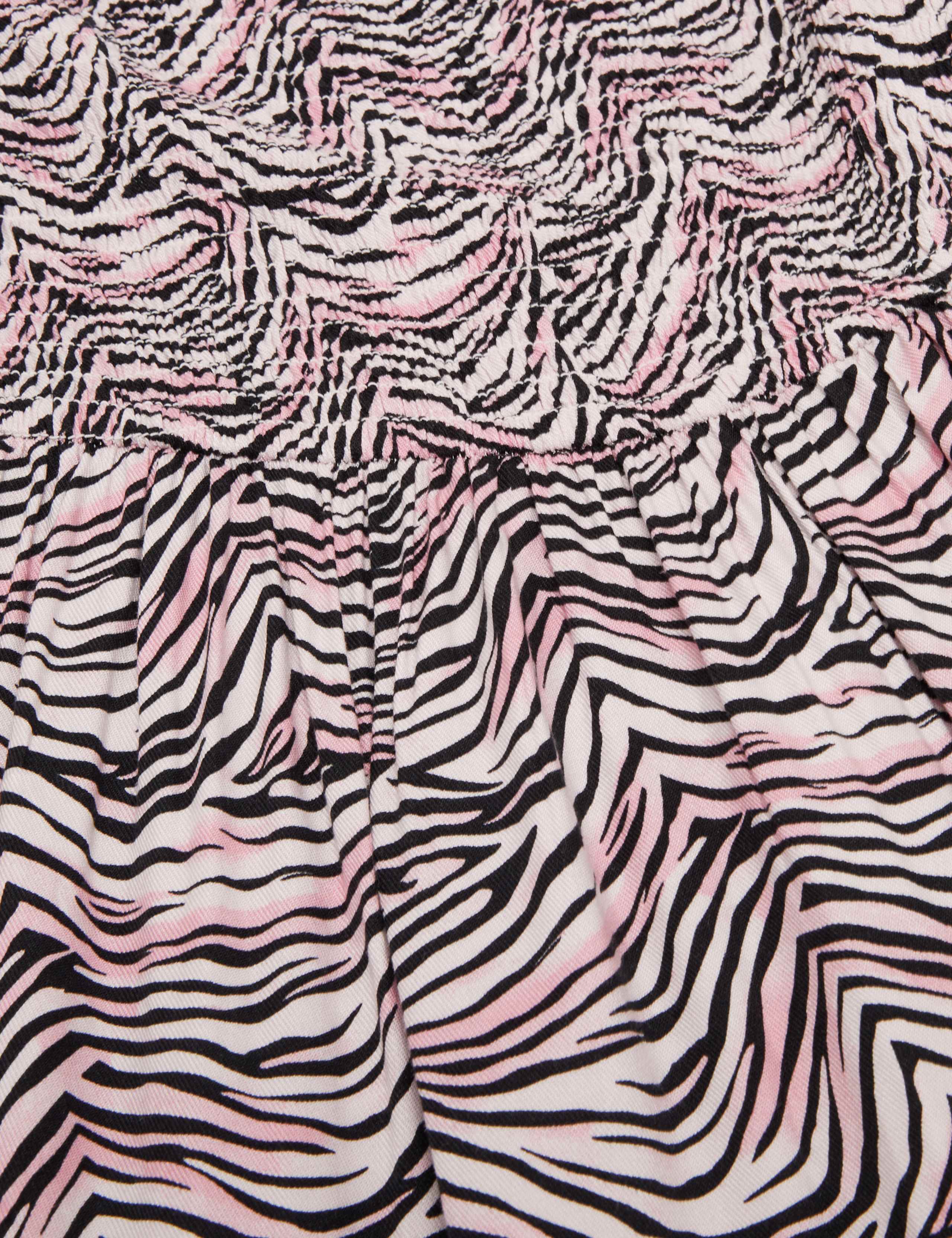 Zebra Print Midi Dress (6-14 Yrs) 5 of 5