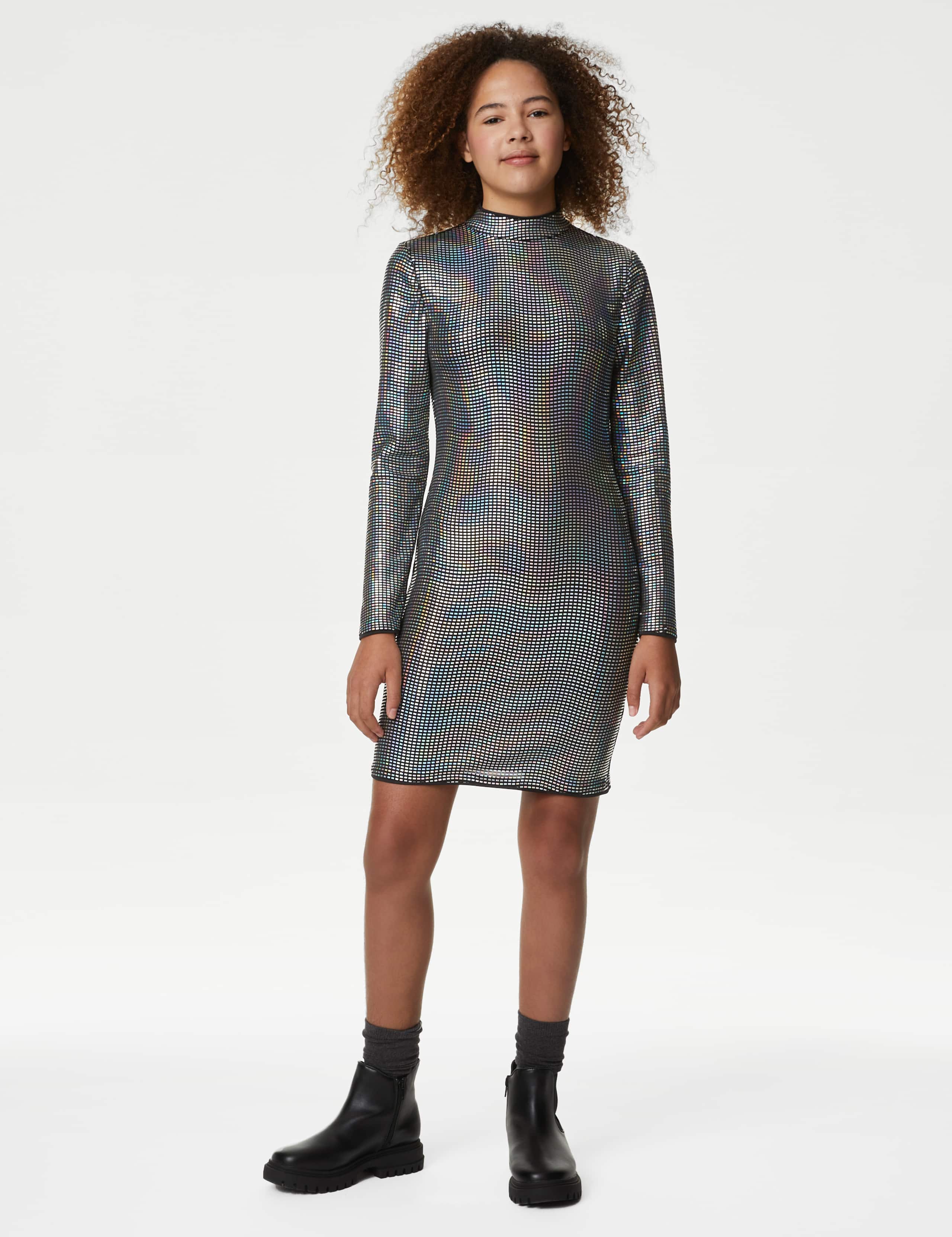 Foil Dress (6-16 Yrs) 1 of 4