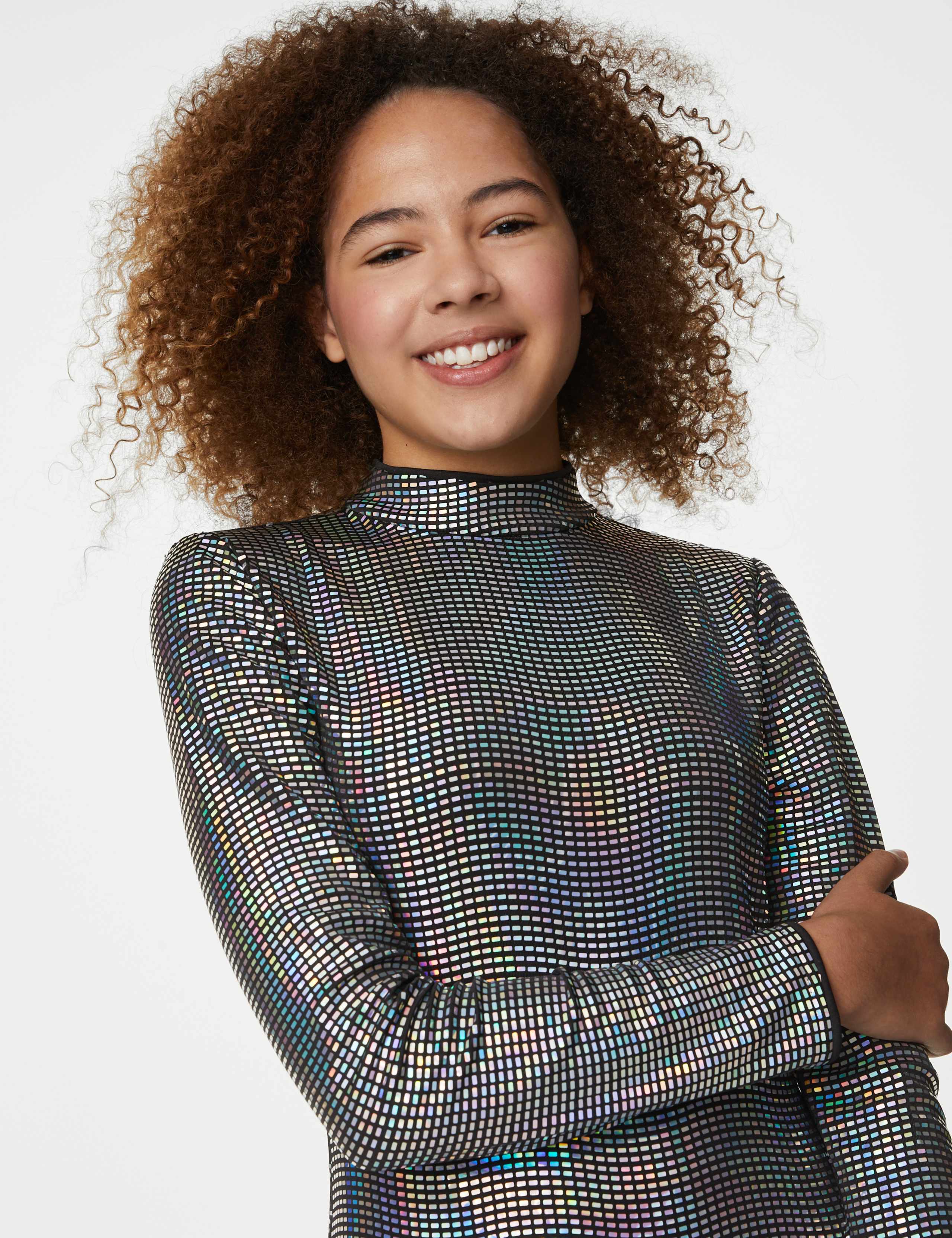 Foil Dress (6-16 Yrs) 3 of 4