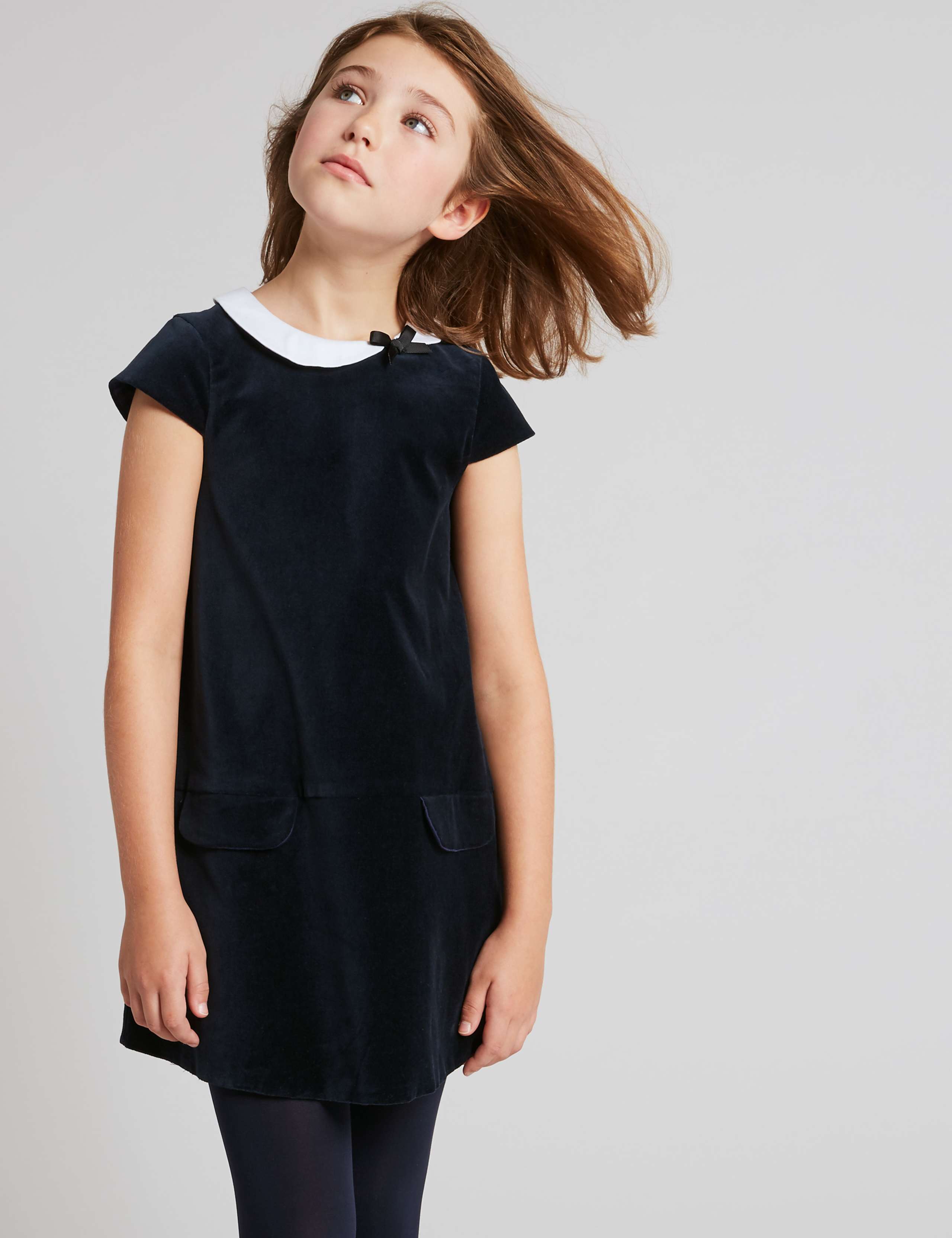Cotton Dress with Stretch (3-14 Years) 1 of 5