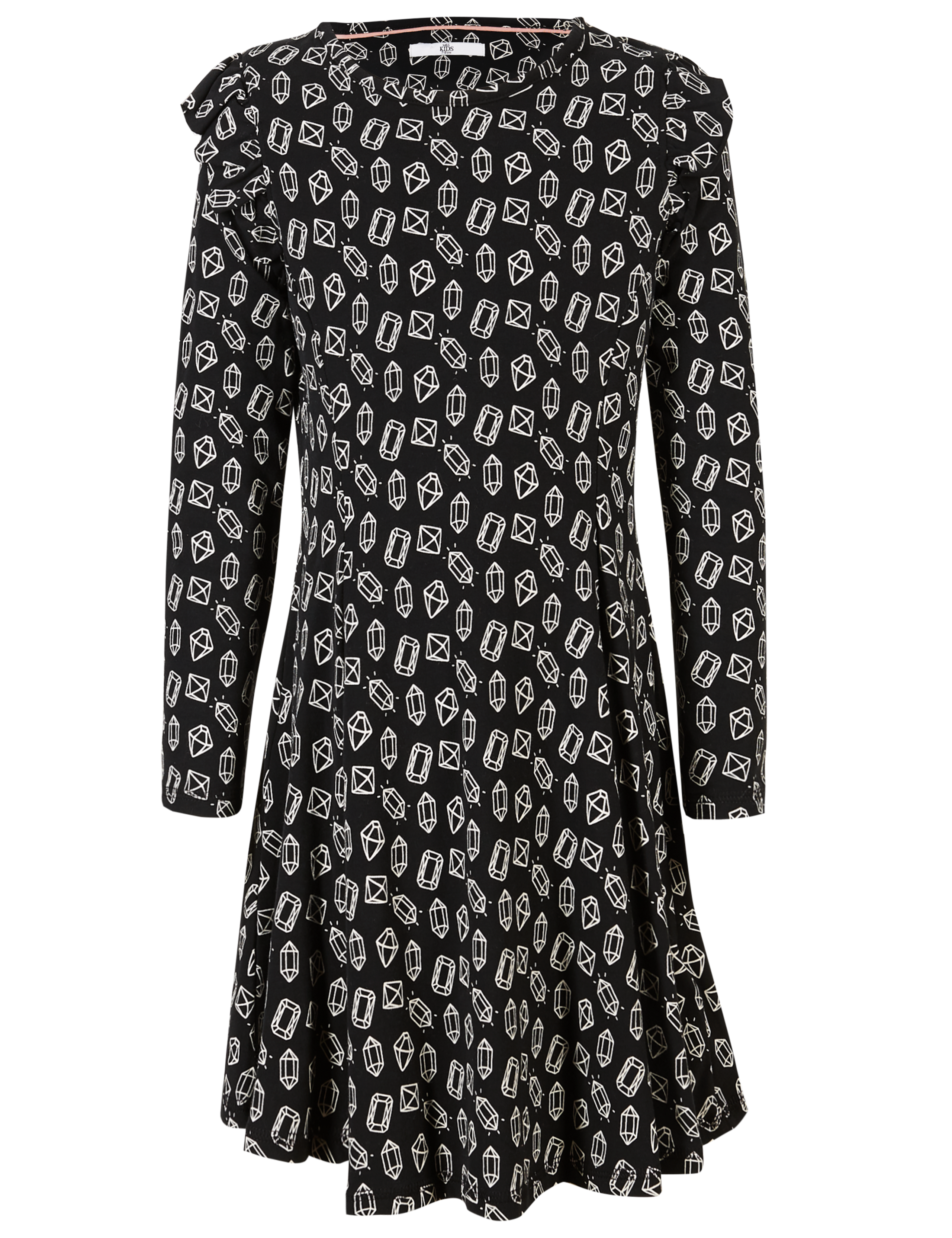 Printed Dress with Stretch (3-14 Years) 5 of 6