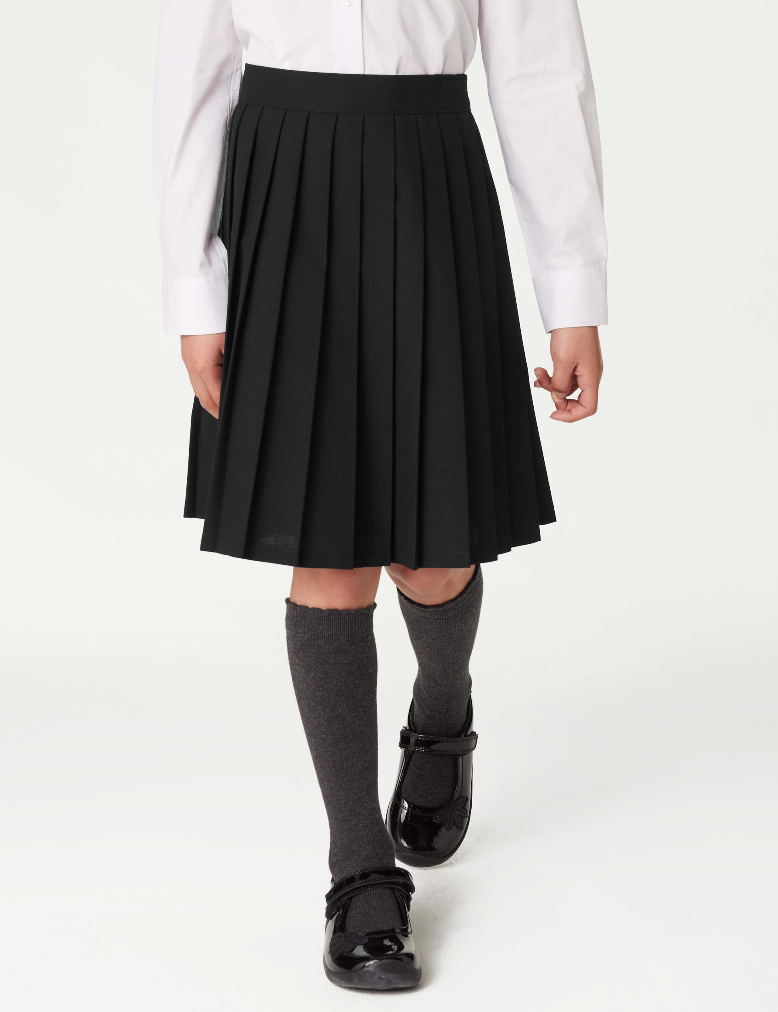 Girls' Easy Dressing Pull On School Skirt (2-16 Yrs) 3 of 6