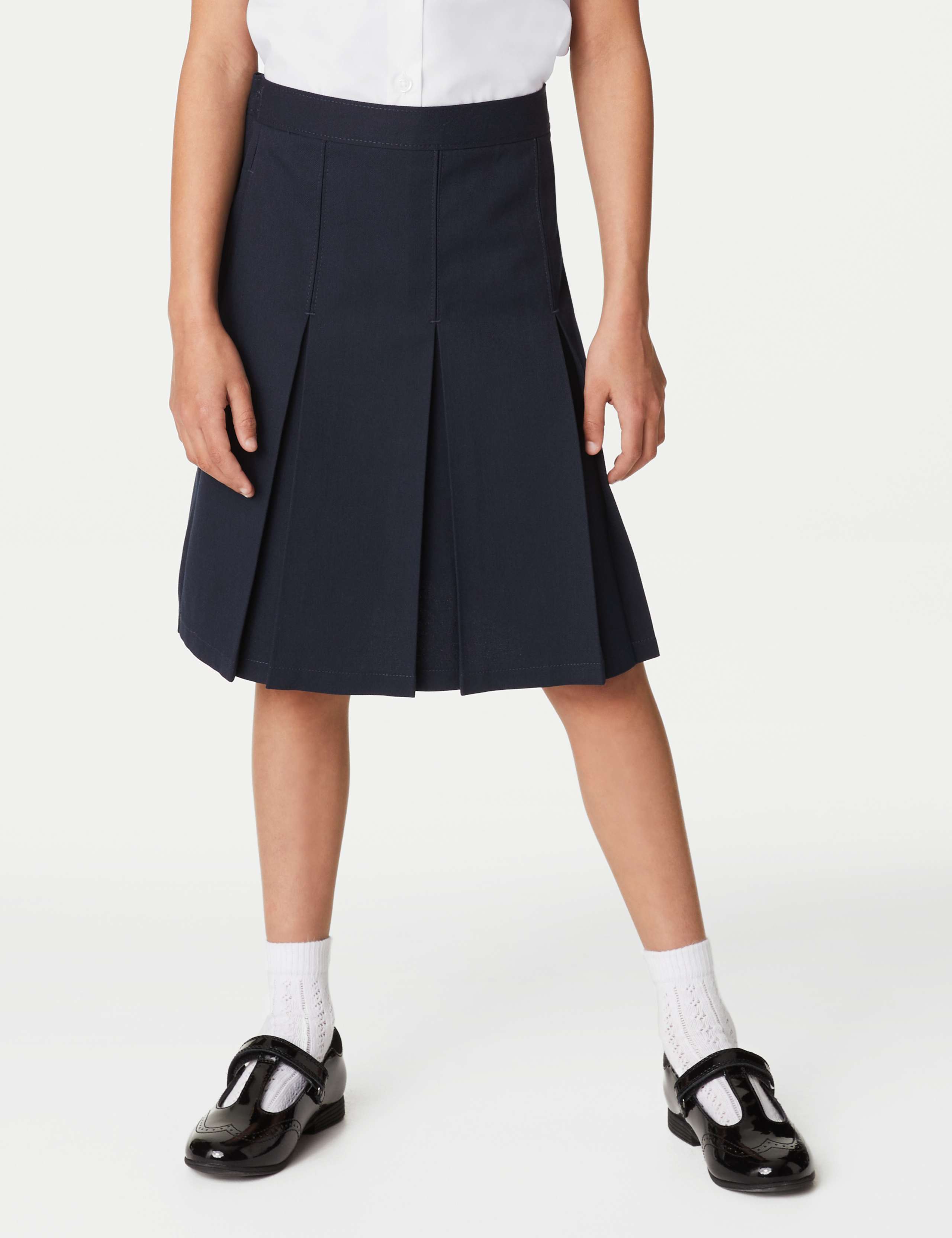 Girls' Permanent Pleats School Skirt (2-16 Yrs) 3 of 4
