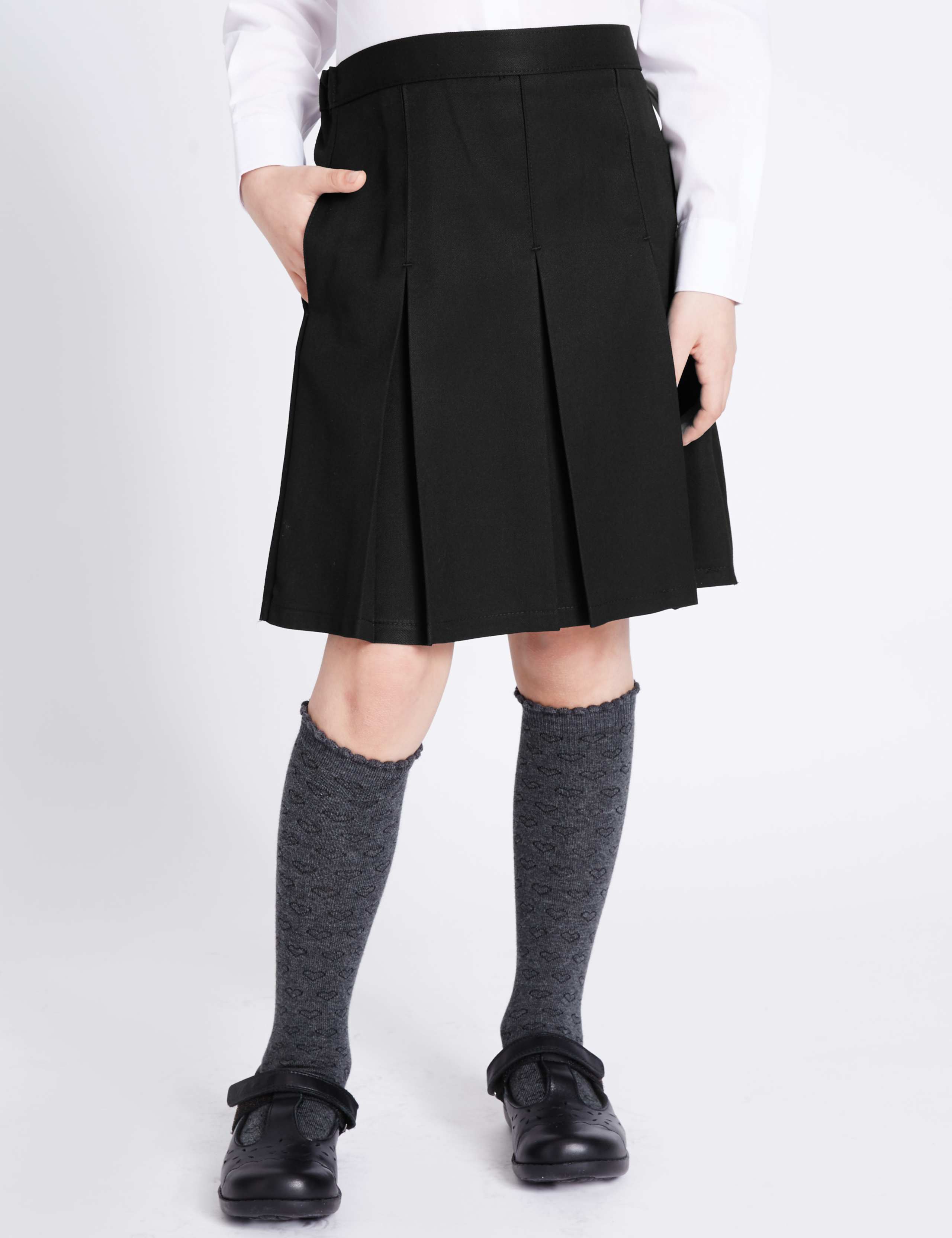 PLUS Girls' Permanent Pleated Skirt 2 of 6