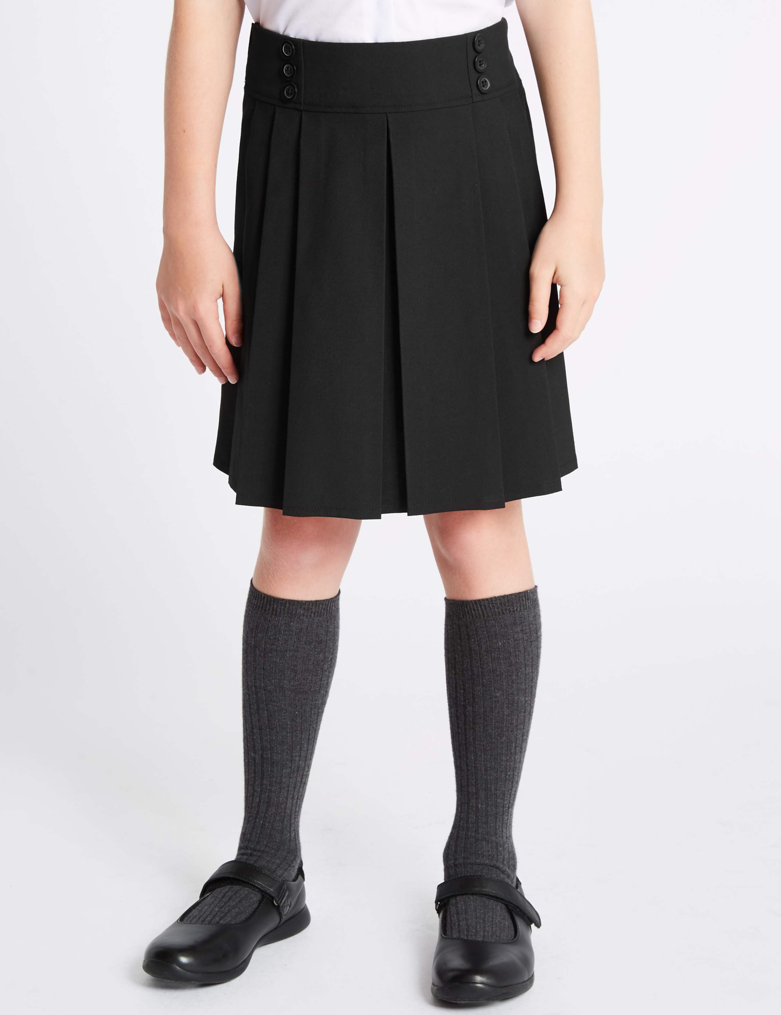 Girls’ Permanent Pleats School Skirt 3 of 5
