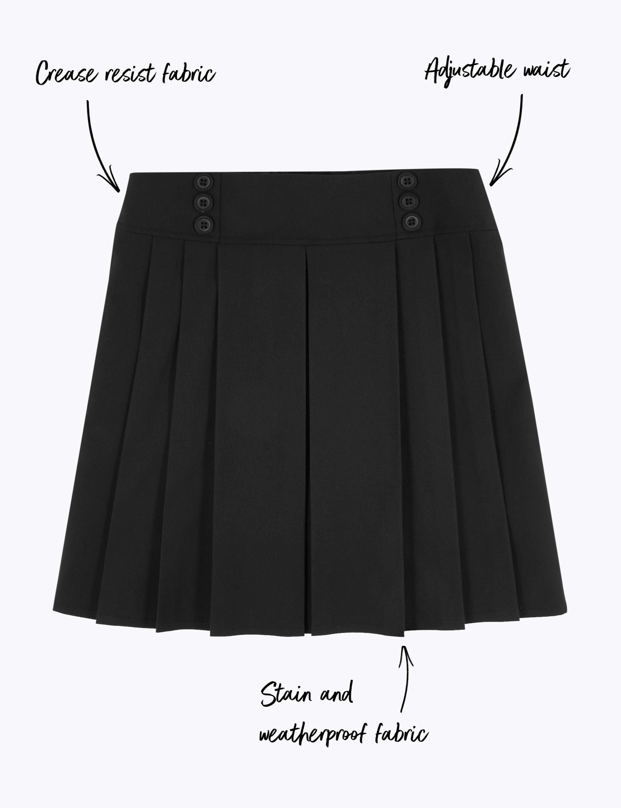 Girls’ Permanent Pleats School Skirt 2 of 5
