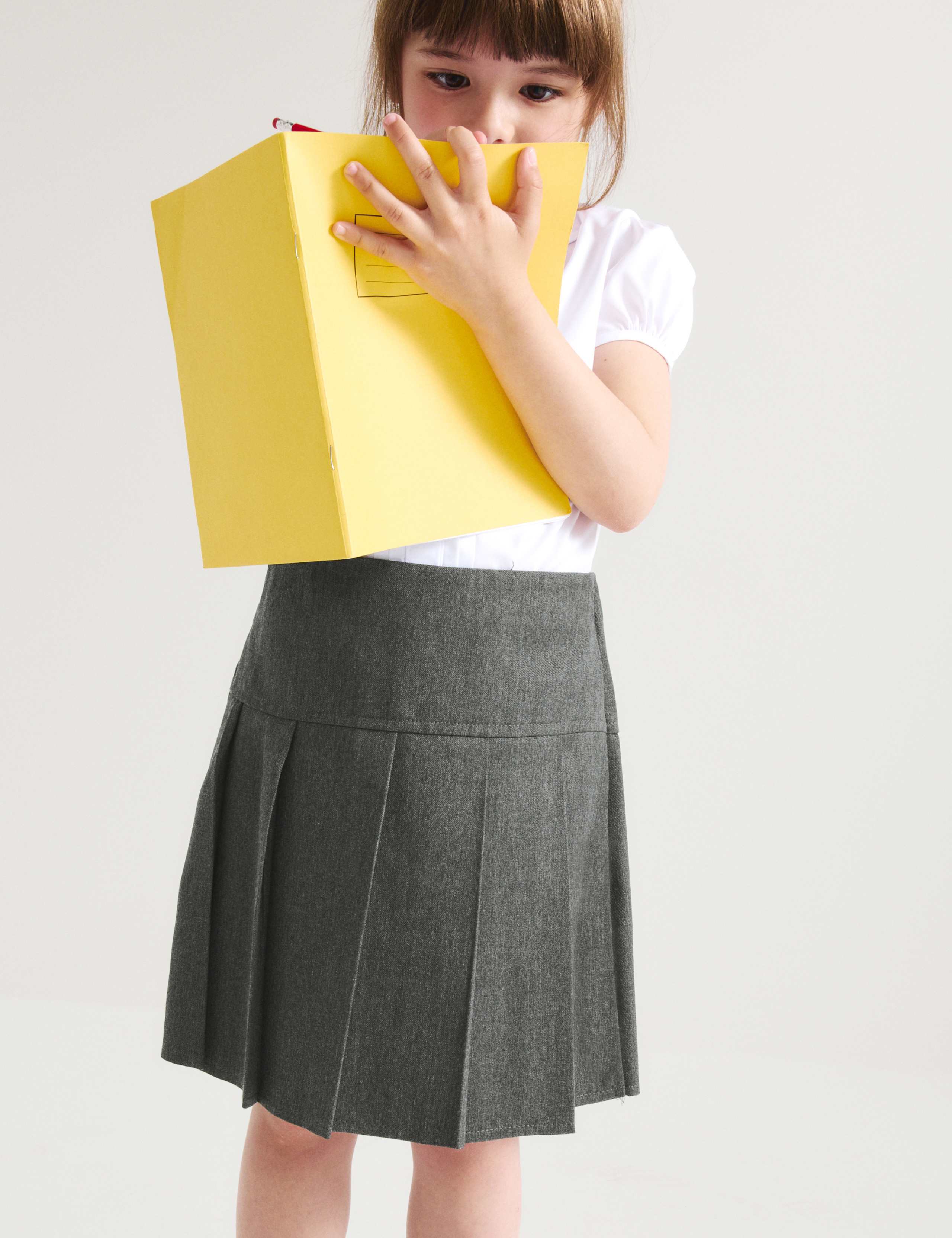 2 Pack Girls' Pleated School Skirts (2-18 Yrs) 4 of 7