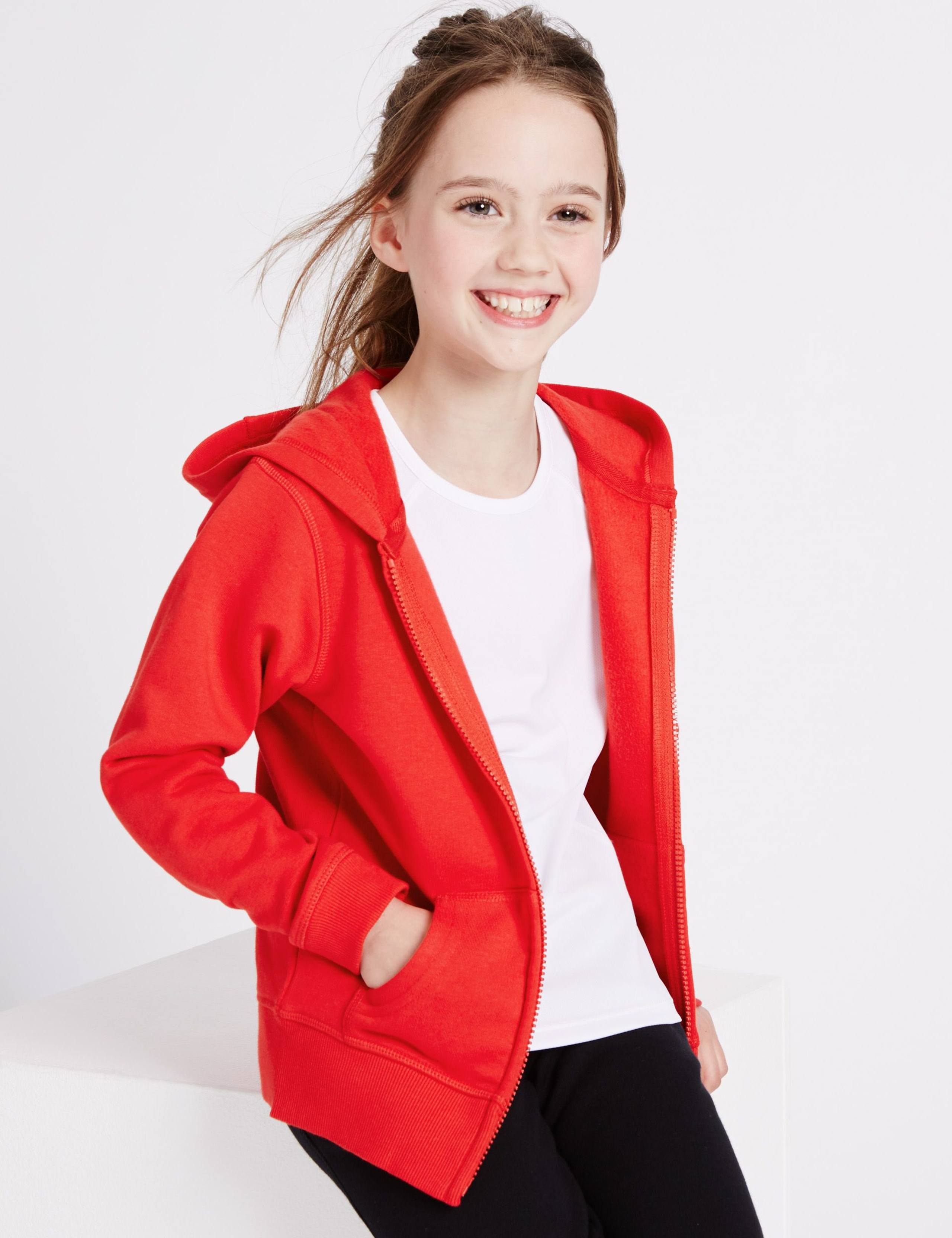 Unisex Cotton Hooded School Sweatshirt (2-16 Yrs) 1 of 6