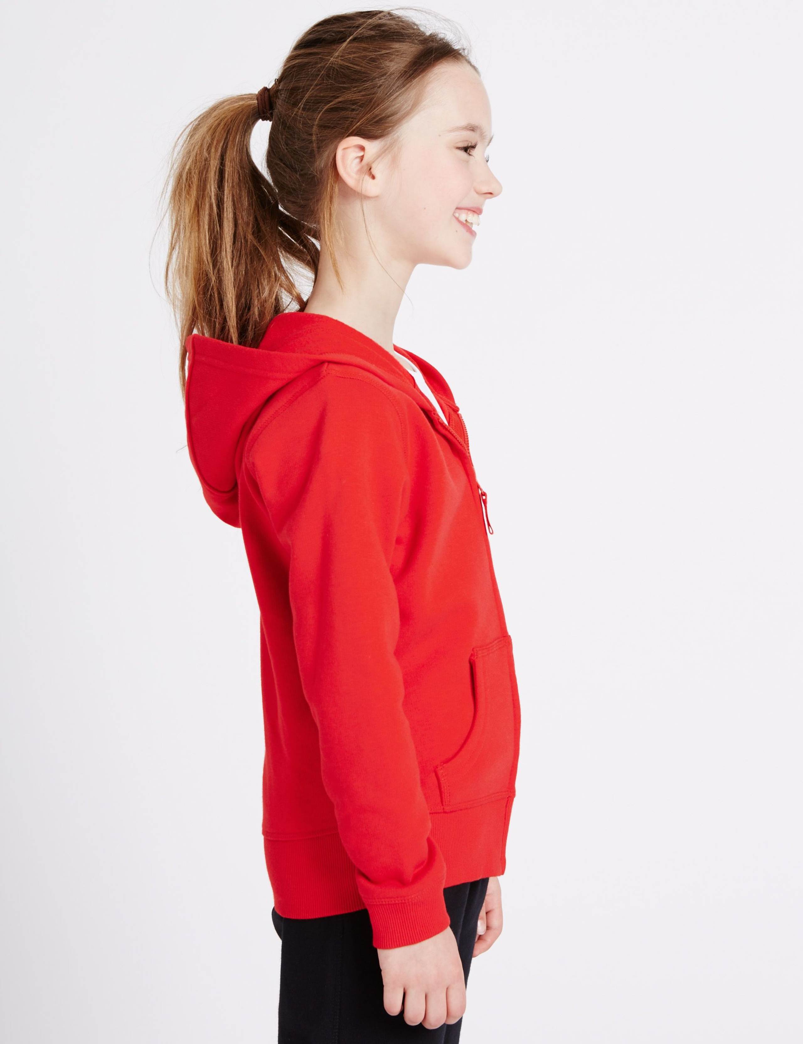 Unisex Cotton Hooded School Sweatshirt (2-16 Yrs) 3 of 6