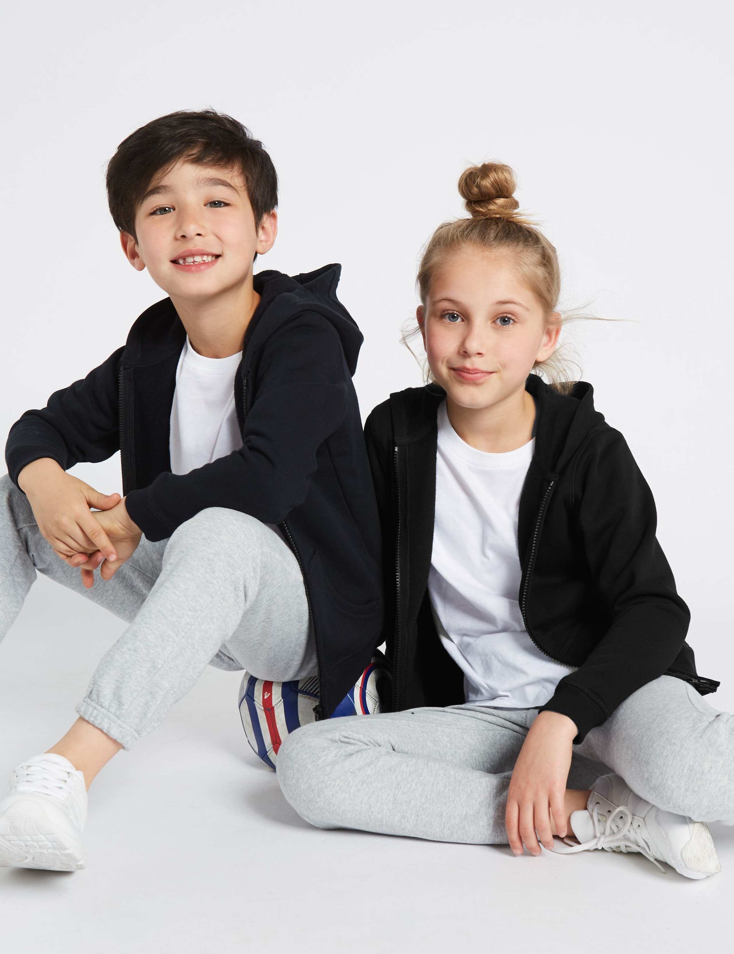 Unisex Cotton Hooded School Sweatshirt (2-16 Yrs) 1 of 6