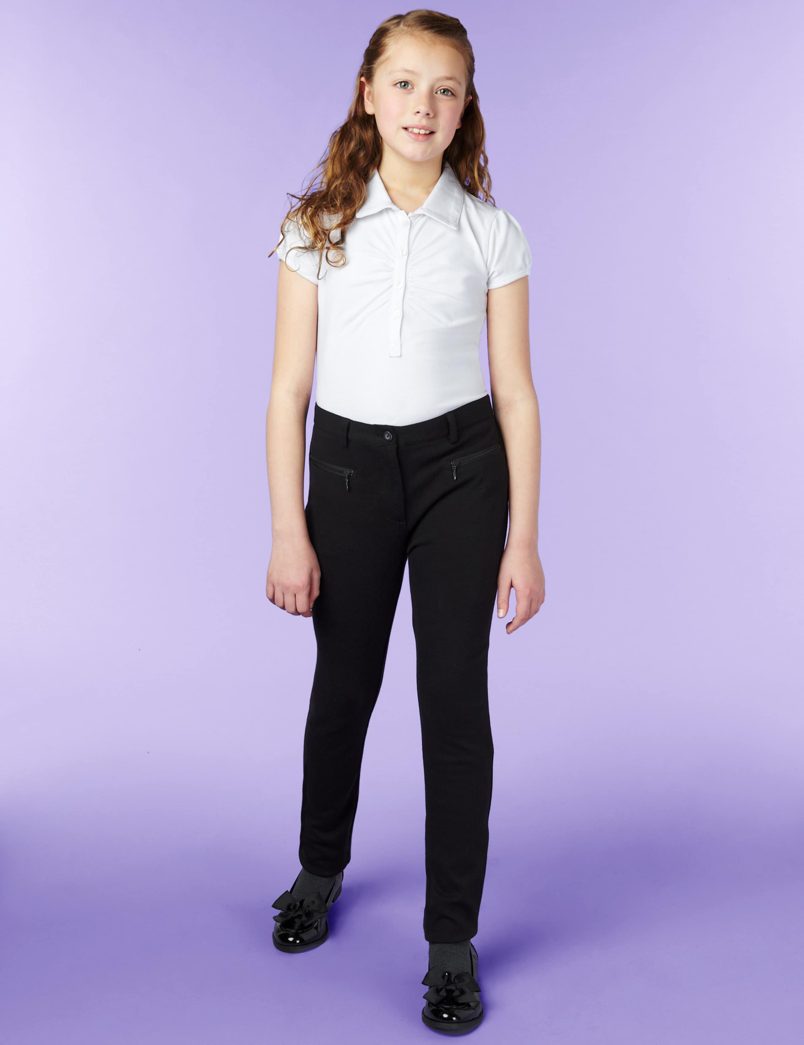 Girls' Skinny Knitted Trousers (Older Girls) 4 of 7