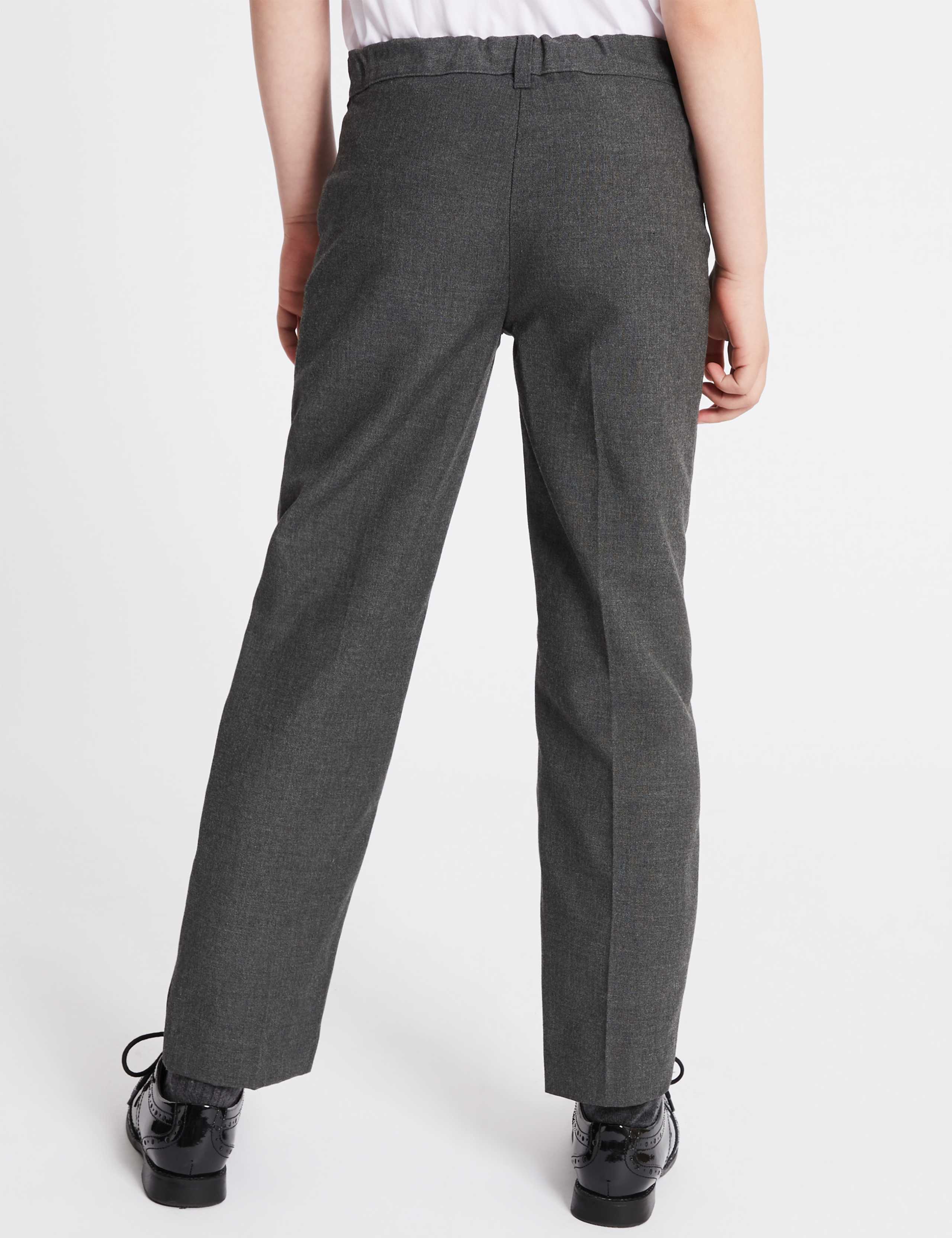 Girls' Regular Leg Embroidered School Trousers 4 of 6