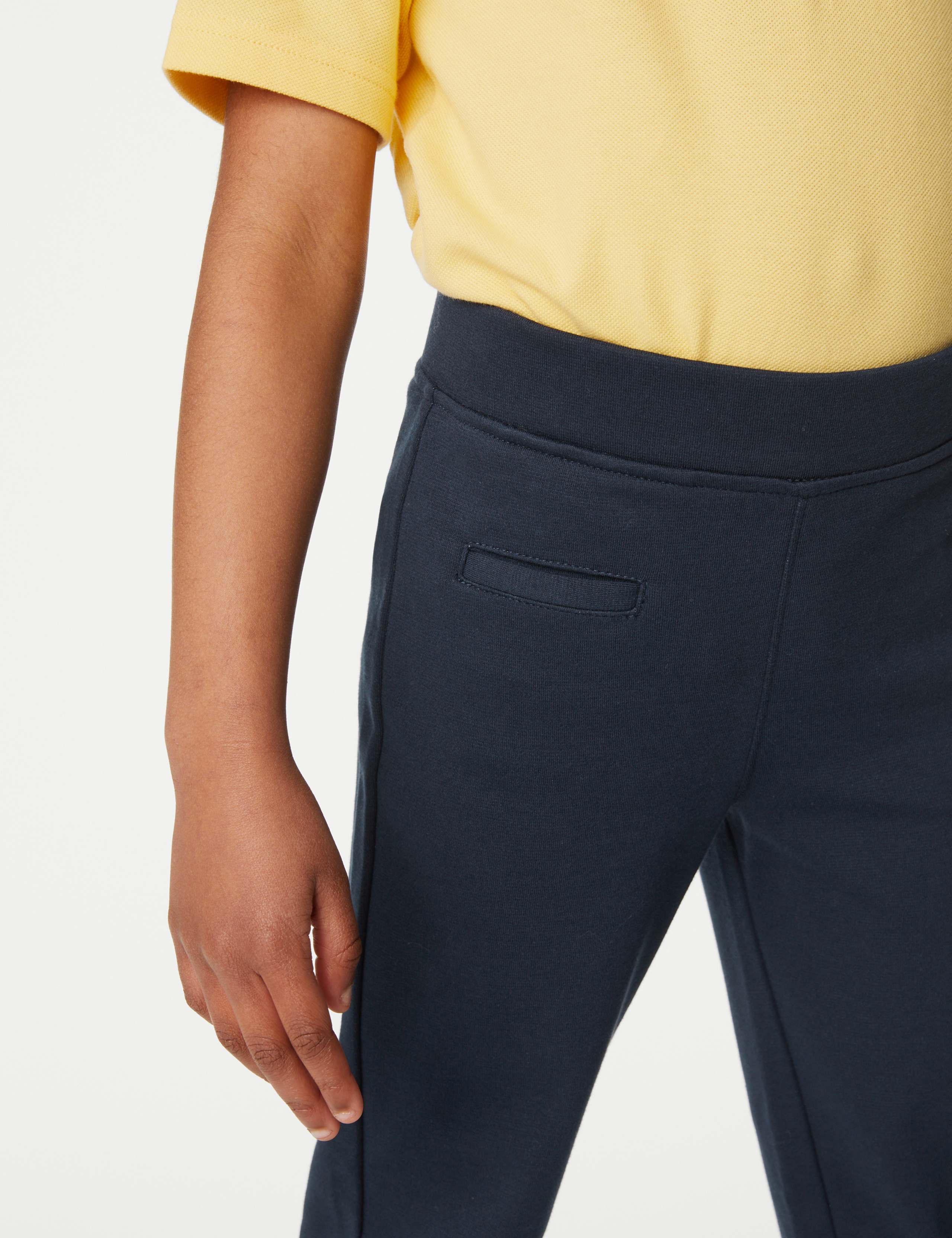 Girls' Regular Leg Jersey School Trousers (2-16 Yrs) 5 of 5