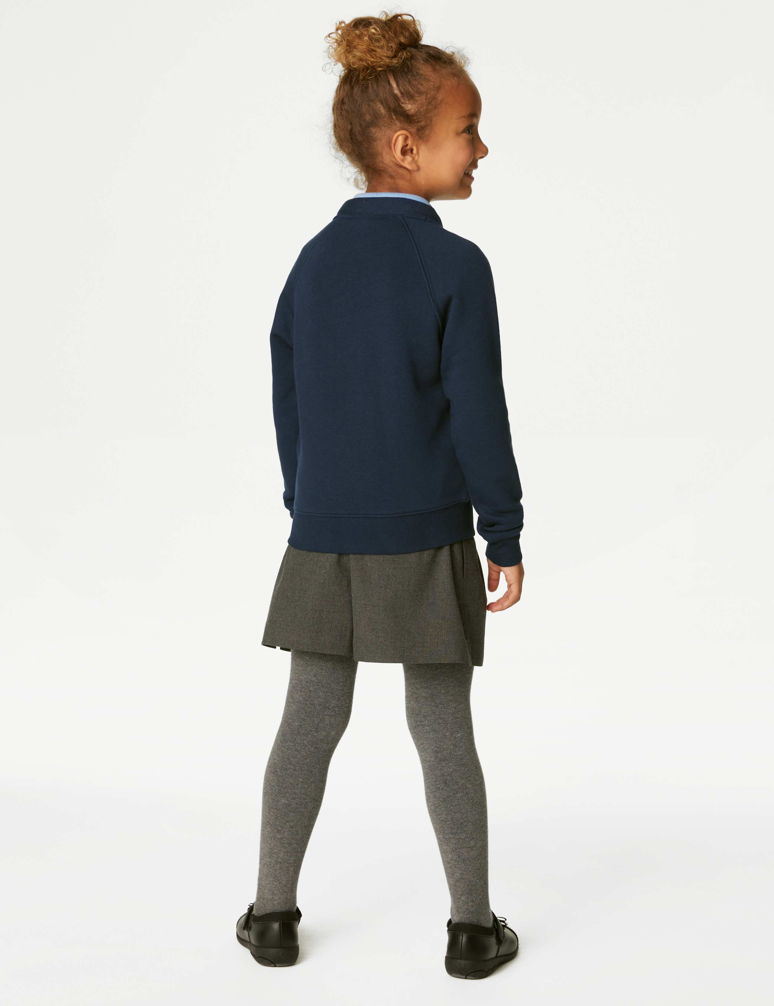 Girls' Jersey School Cardigan (2-18 Yrs) 4 of 4