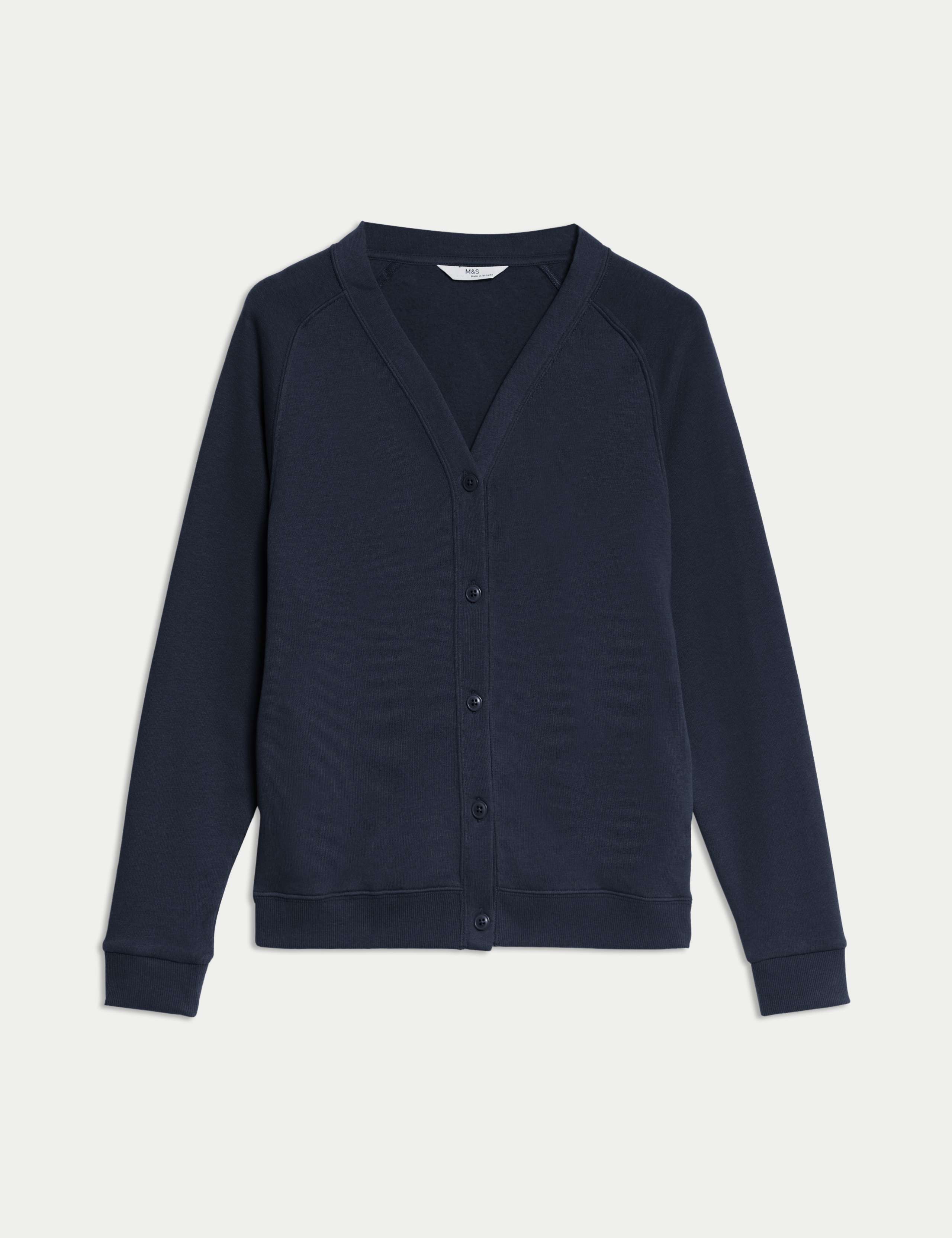 Girls' Jersey School Cardigan (2-18 Yrs) 2 of 4