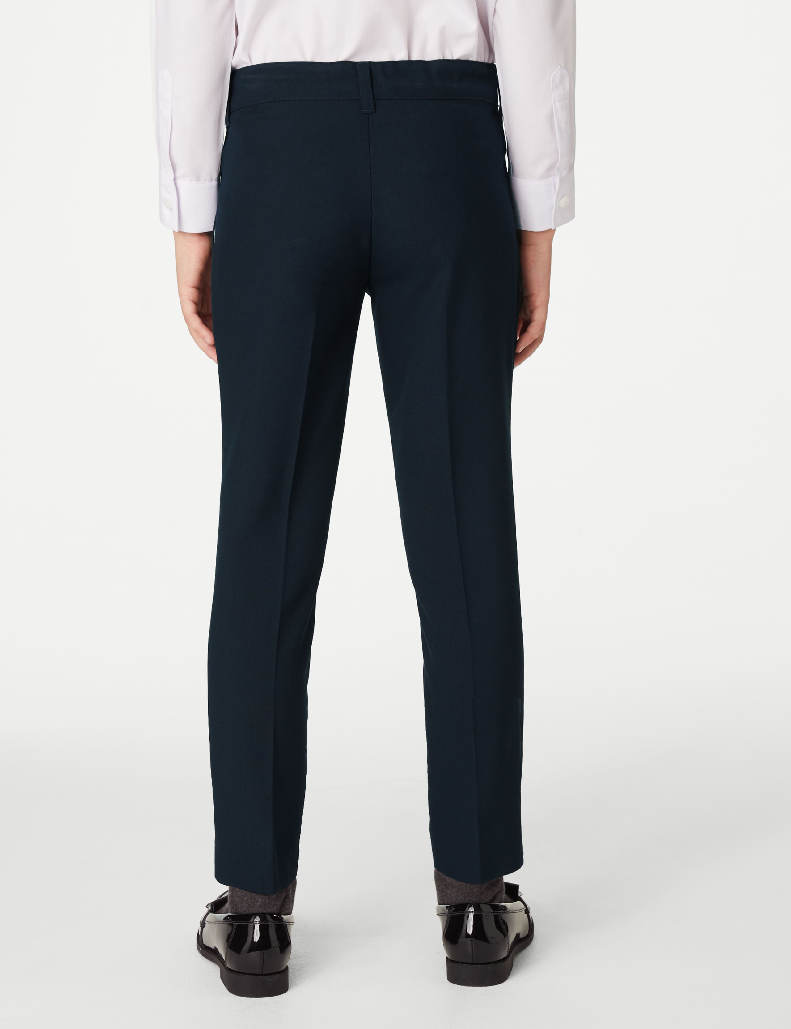 2pk Girls' Skinny Leg School Trousers (2-18 Yrs) 4 of 4