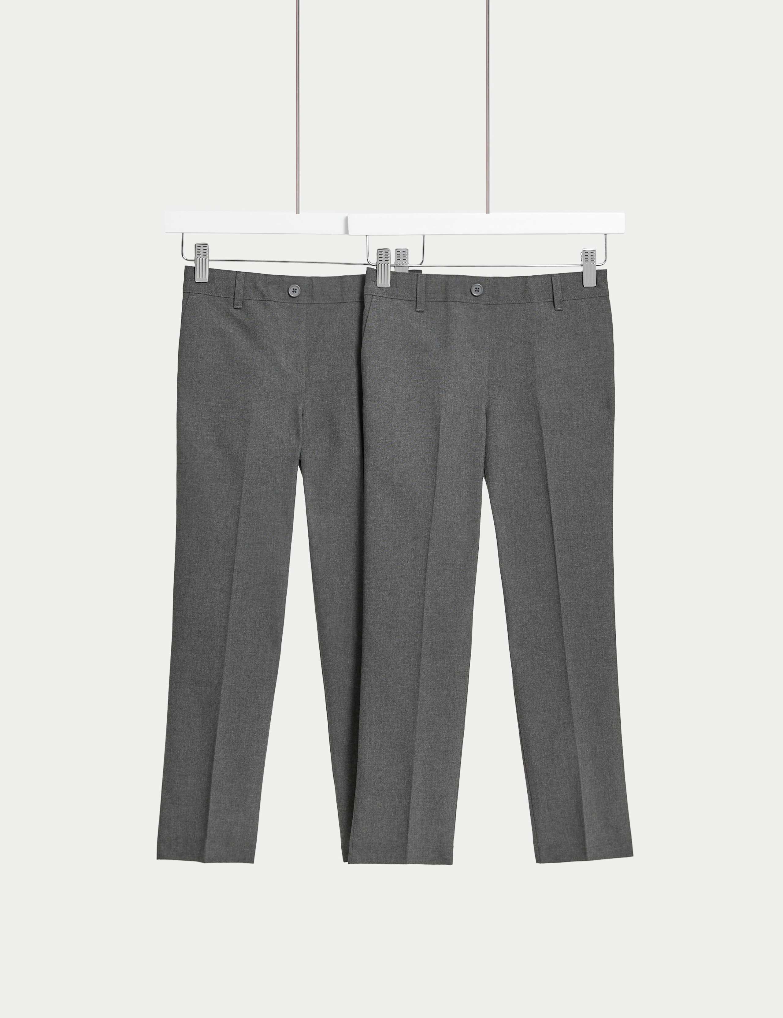 2pk Girls' Easy Dressing School Trousers (3-18 Yrs) 2 of 5