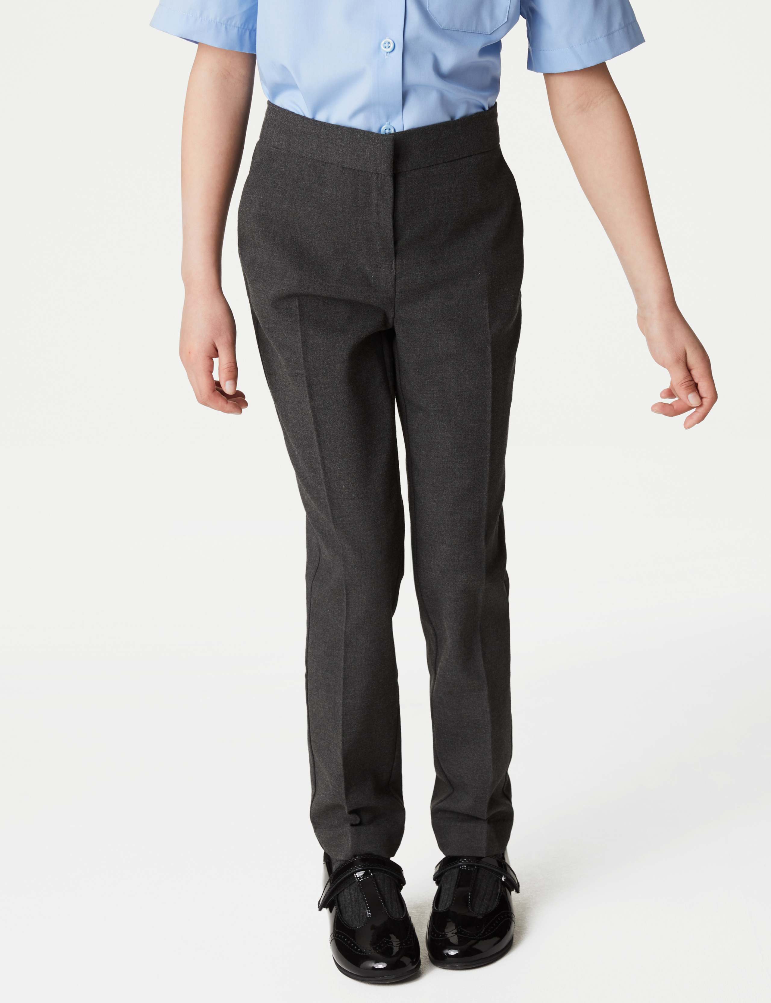 Girls' Skinny Leg School Trousers (2-18 Yrs) 3 of 5