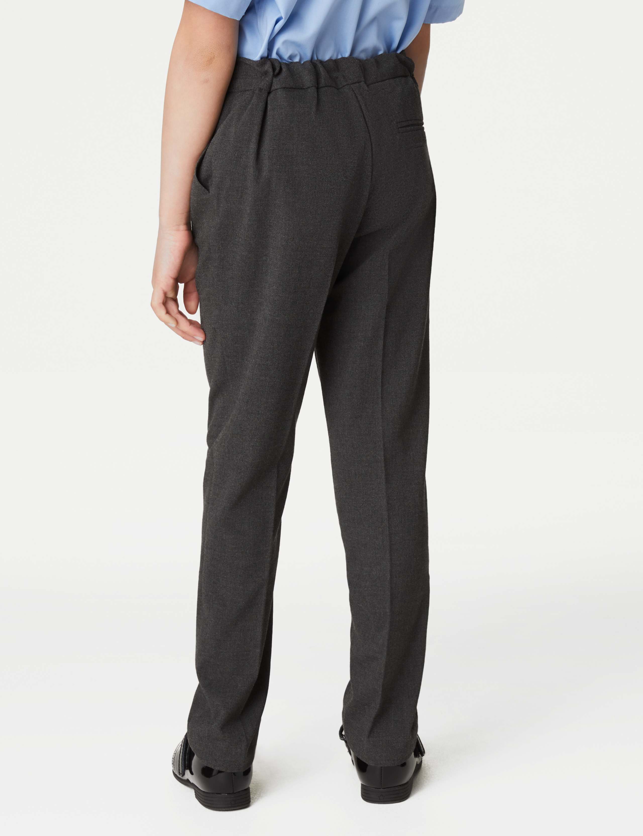 Girls' Skinny Leg School Trousers (2-18 Yrs) 4 of 5