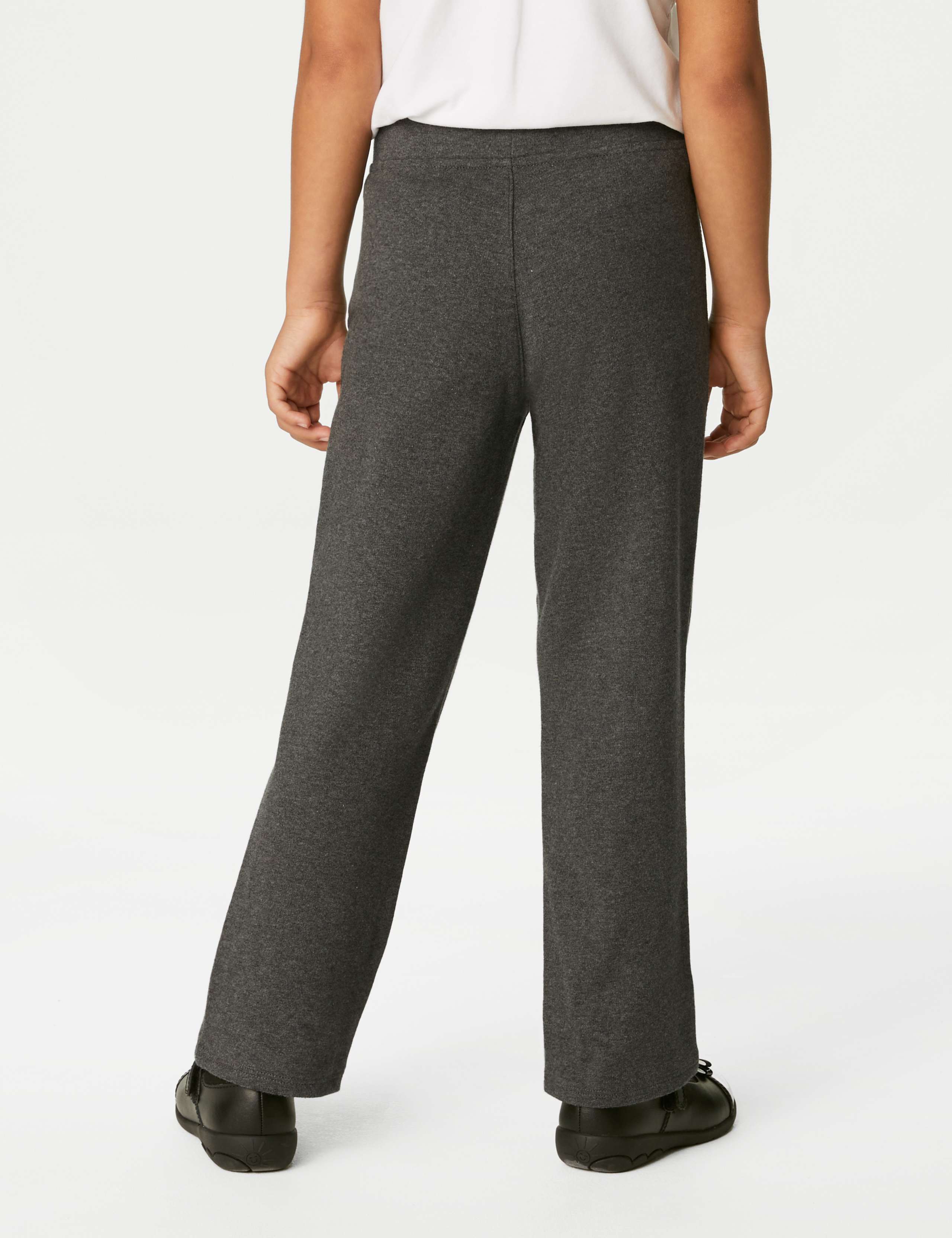 Girls' Jersey Bow School Trousers (2-14 Yrs) 5 of 5