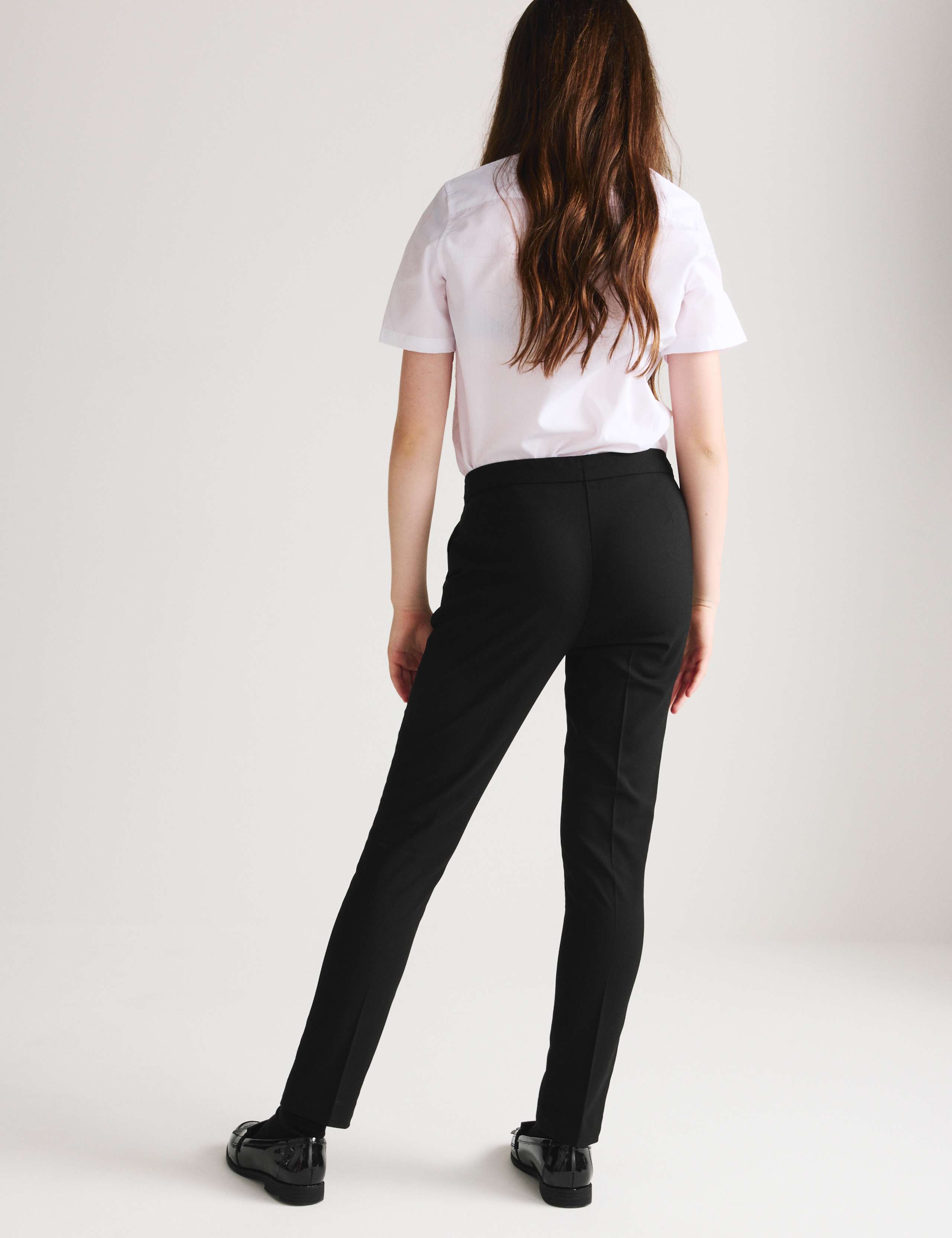 2 Pack Super Skinny Leg Stain & Weatherproof School Trousers 3 of 7