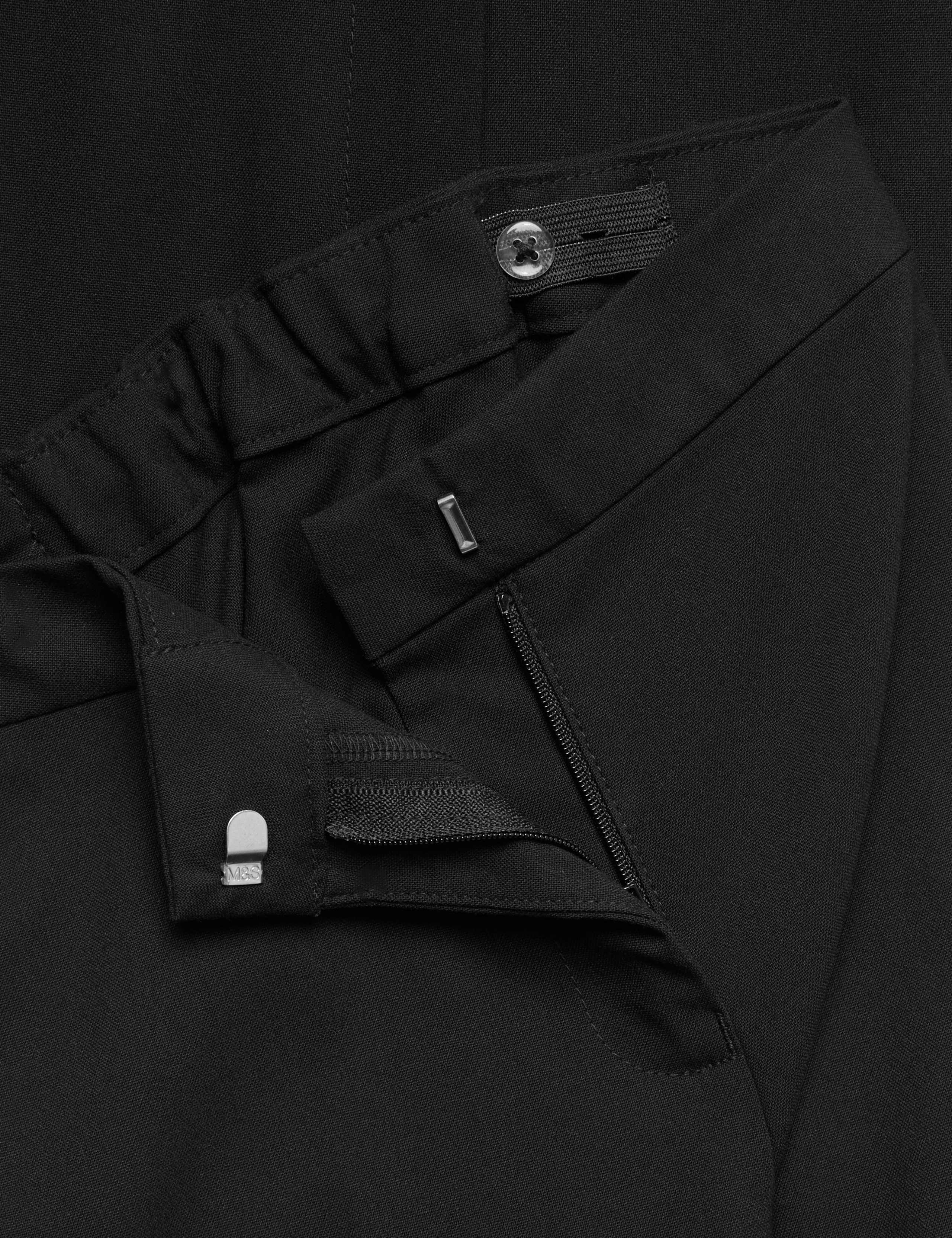 2 Pack Super Skinny Leg Additional Length Stain & Weatherproof School Trousers 2 of 2
